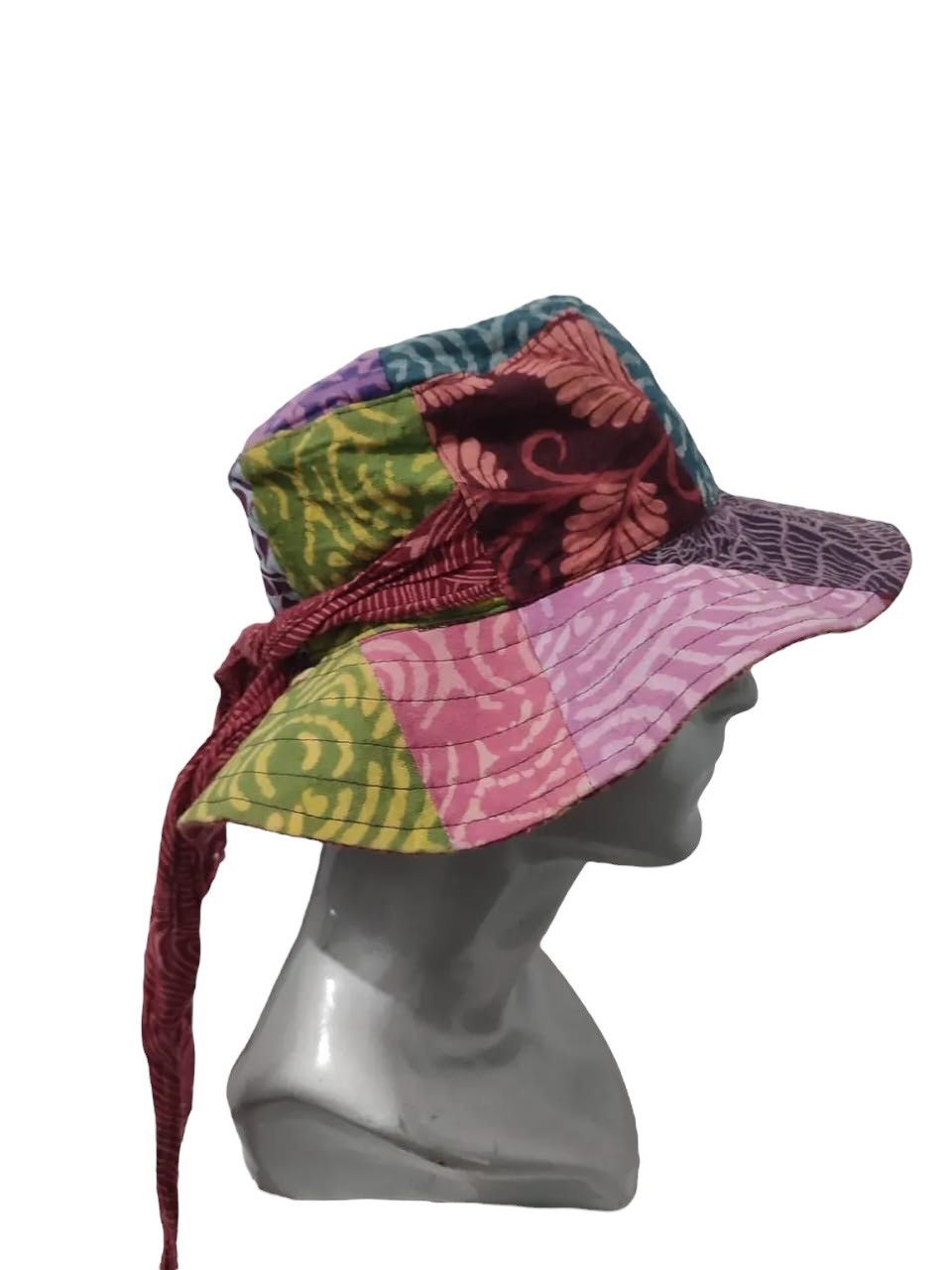Other Unknown Japanese Patchwork Bucket Hats Size ONE SIZE - 1 Thumbnail