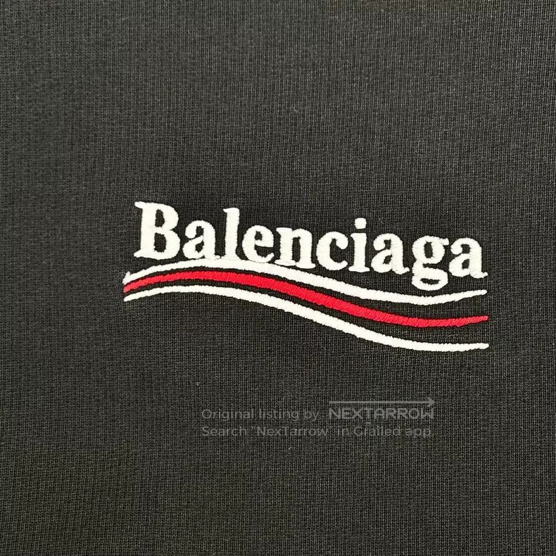Balenciaga Balenciaga Wave Coke Lettering Embroidered Destroyed Hoode Size US M / EU 48-50 / 2 - 8 Thumbnail