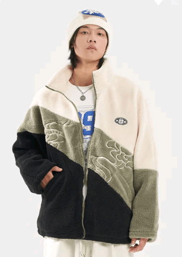 Other Yaojiuqiuji 1997 Colorblock Sherpa Fleece Jacket Size US XXL / EU 58 / 5 - 2 Thumbnail