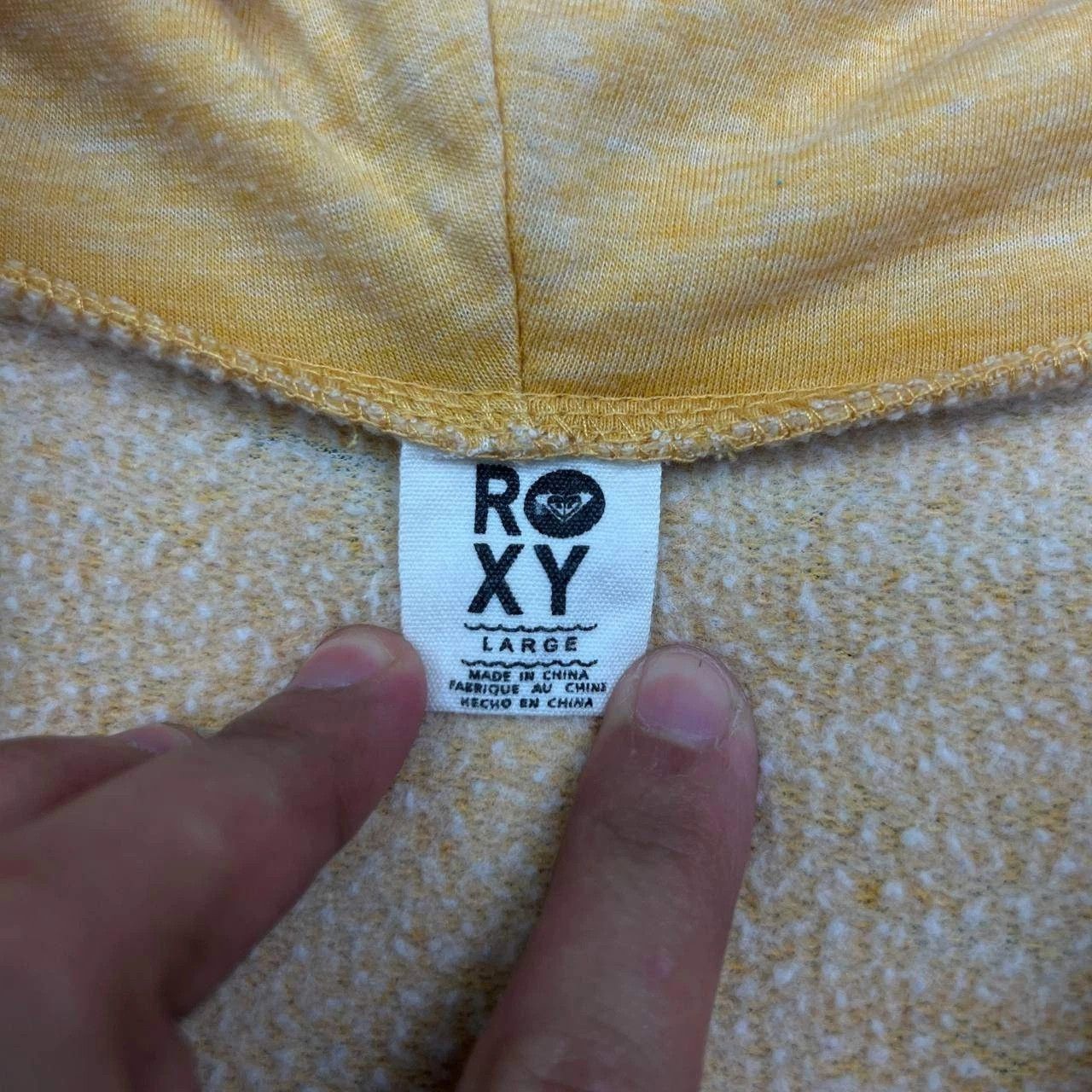 Other Roxy Hoodie Women Yellow Hawaiian Pullover Zip Pocket L Size L / US 10 / IT 46 - 4 Thumbnail