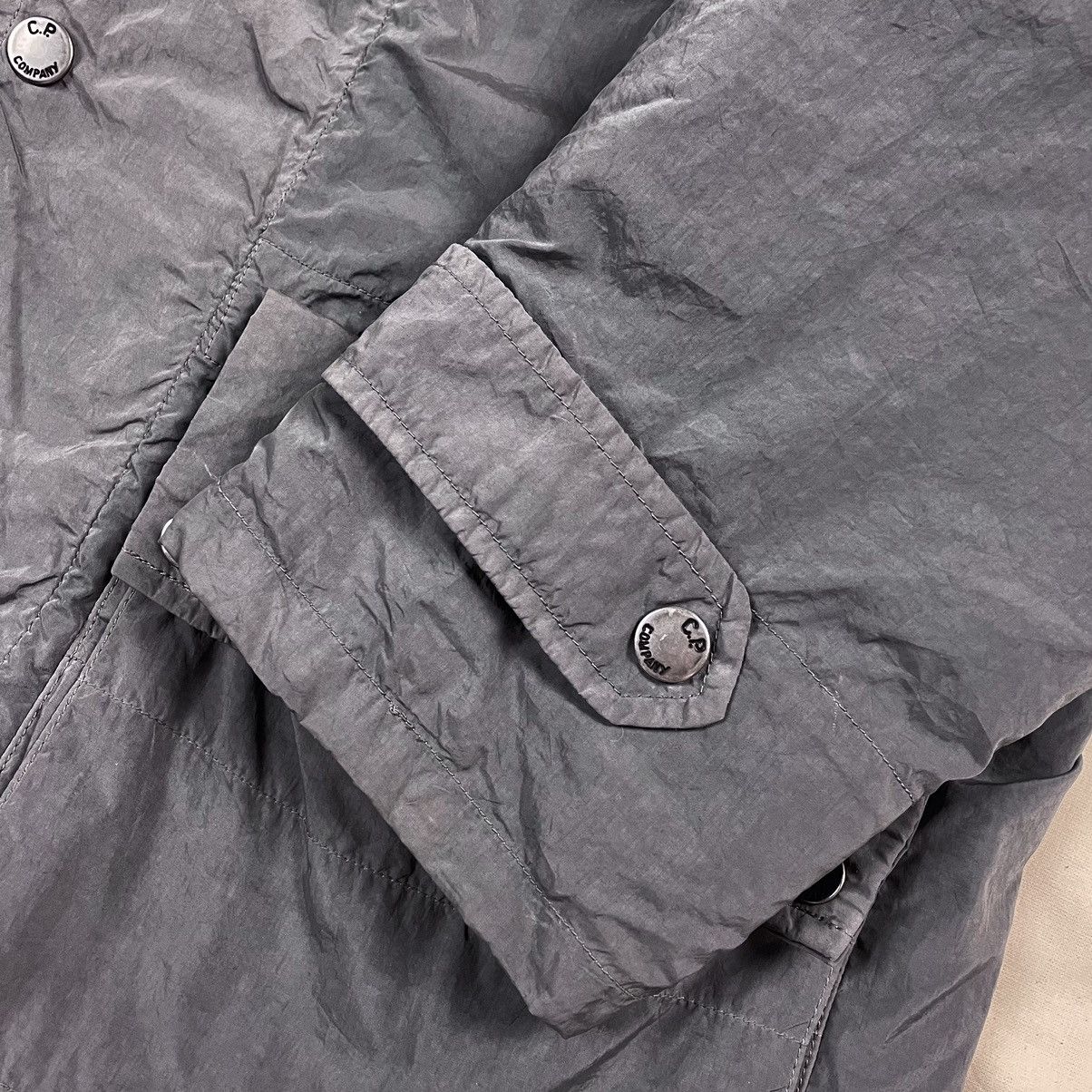 C.P. Company AW2006 Nylon Parka Shearling Hood Cargo Jacket Wool Vintage Size US M / EU 48-50 / 2 - 5 Thumbnail
