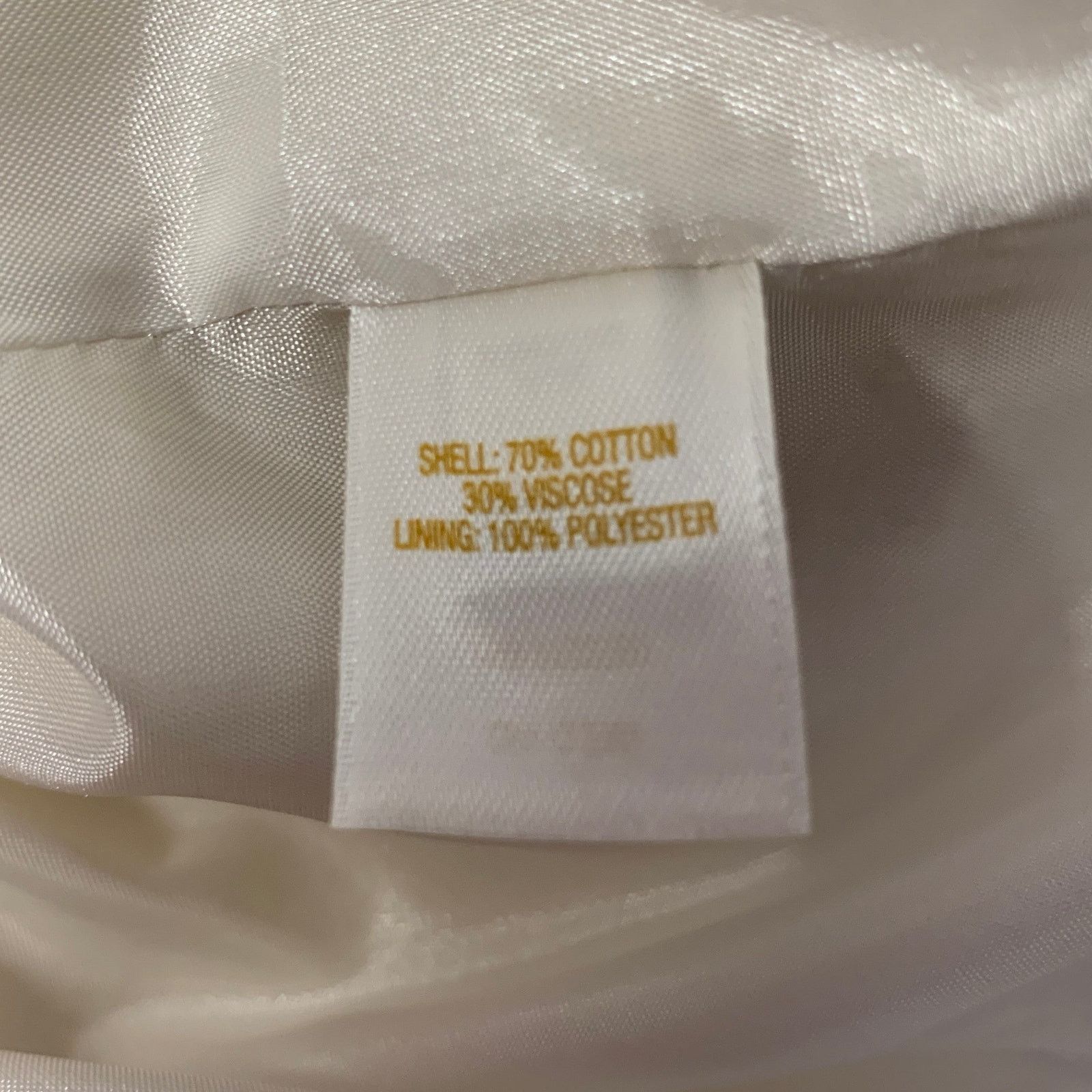 Kate Spade KATE SPADE Size 0 Cream Cotton Viscose Pencil Skirt Size 25" / US 0 / IT 36 - 5 Thumbnail
