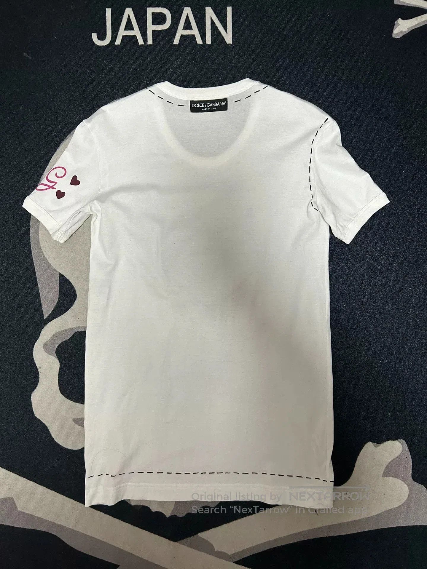 Dolce & Gabbana Dolce & Gabbana Heart Embroidery T-shirt. Size XS / US 0-2 / IT 36-38 - 6 Thumbnail
