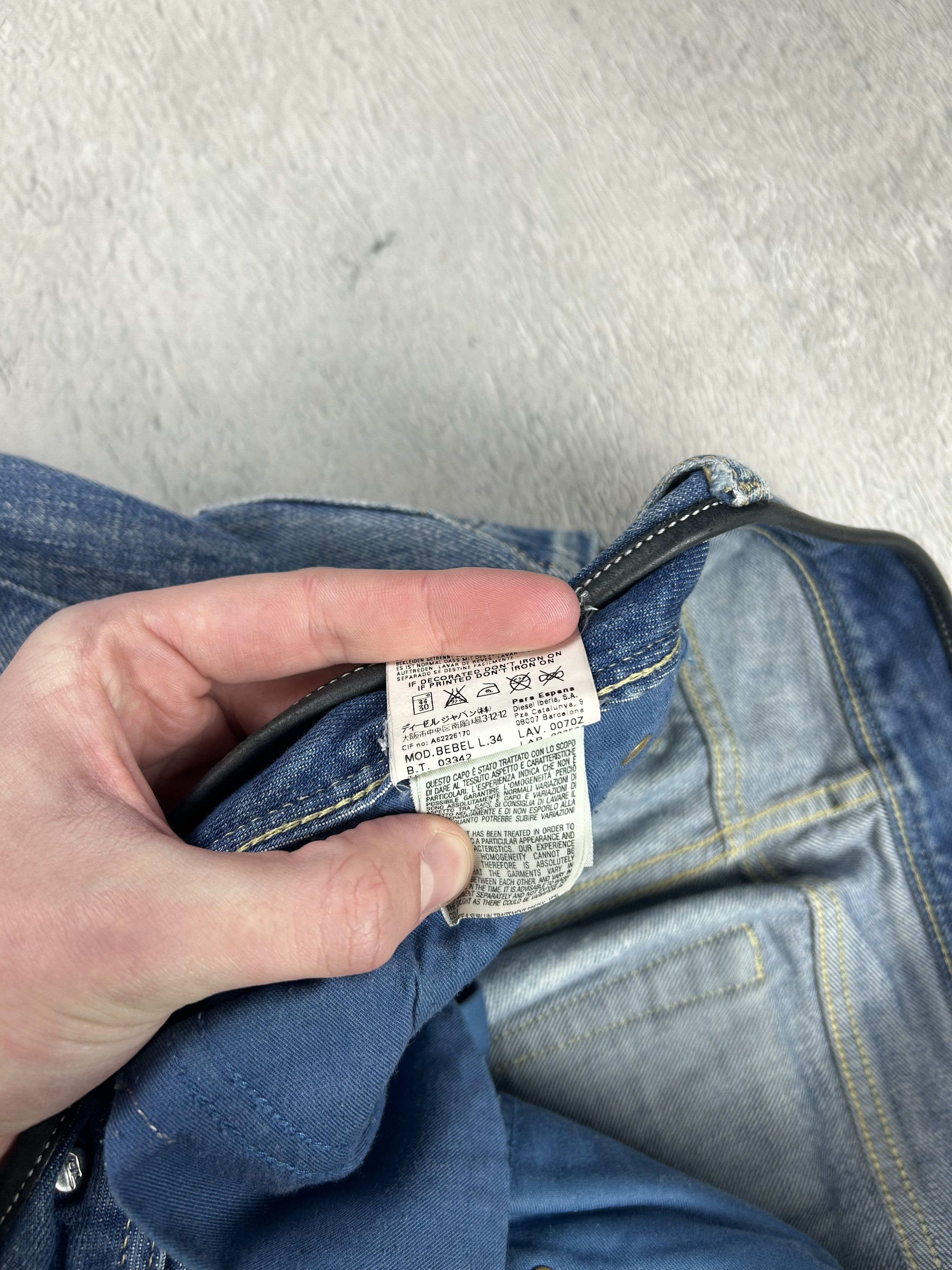 Diesel × Vintage Diesel Jeans Bebel Women Wash 0070Z Low Rise Straight Size 28" / US 6 / IT 42 - 10 Thumbnail