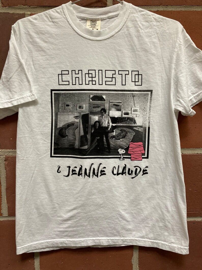 Comfort Colors Christo & Jeanne Claude Fan Art T-shirt White Comfort Colors Size US M / EU 48-50 / 2 - 1 Thumbnail