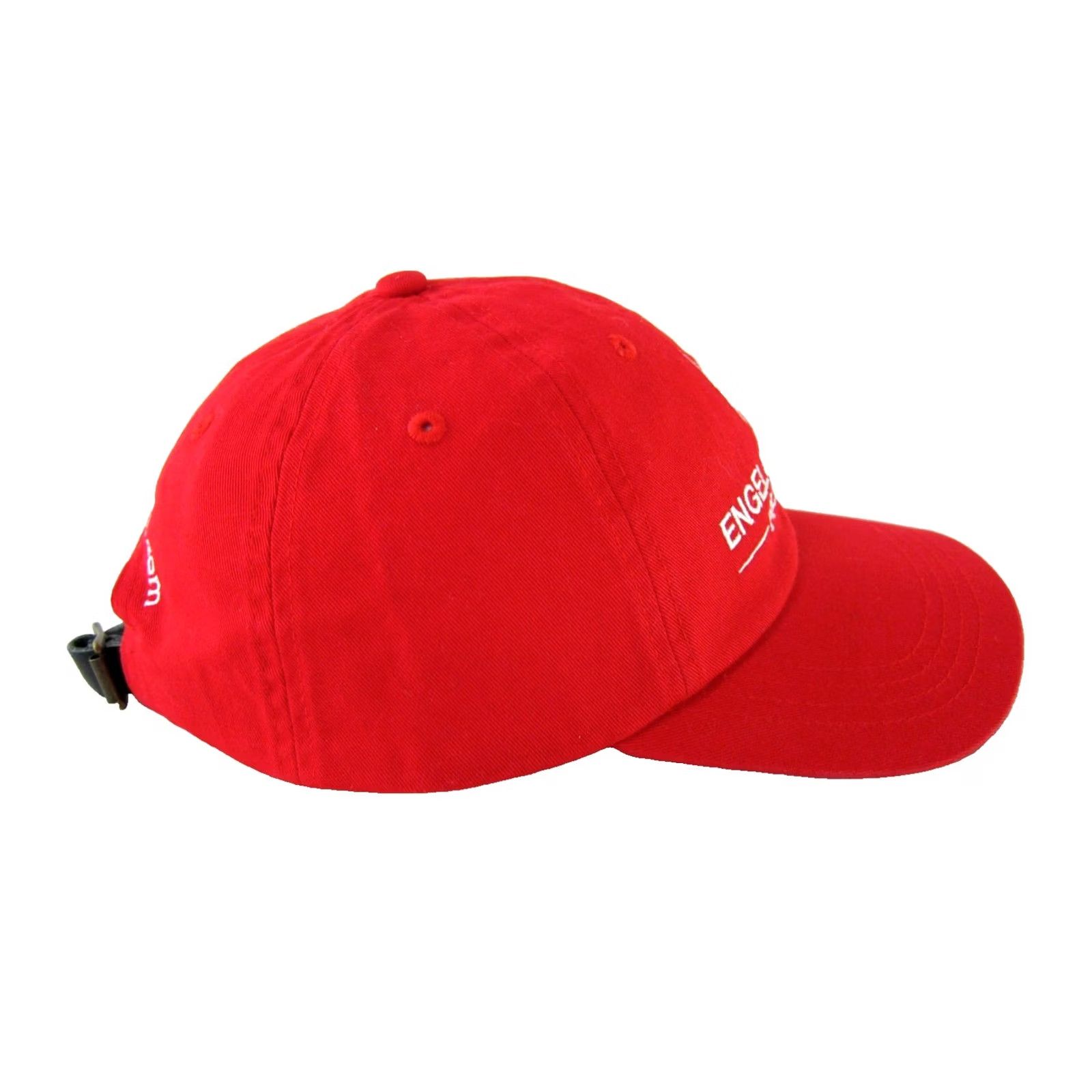 Vintage ENGEL & VOLKERS Red Baseball Cap Hat Leather Strap School Equestrian Polo Mens Size US M / EU 48-50 / 2 - 4 Thumbnail