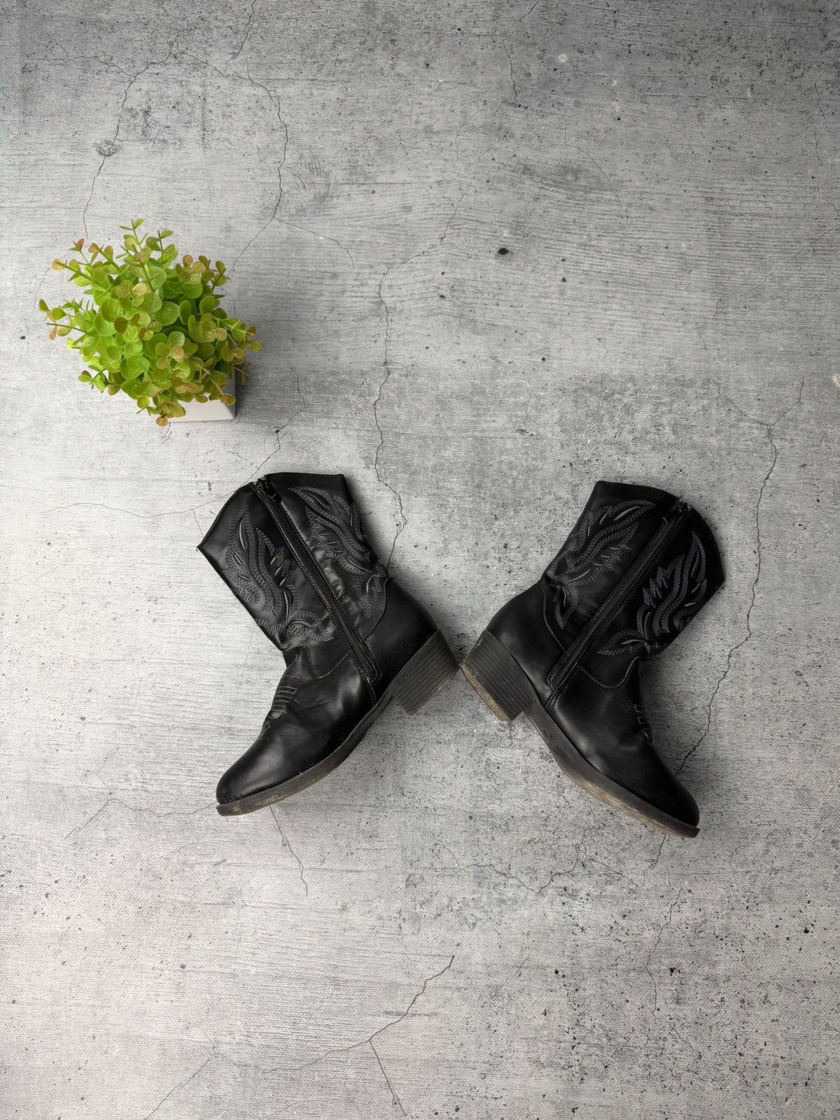 Kapital Side Zip Canvas/leather Boots. | Grailed
