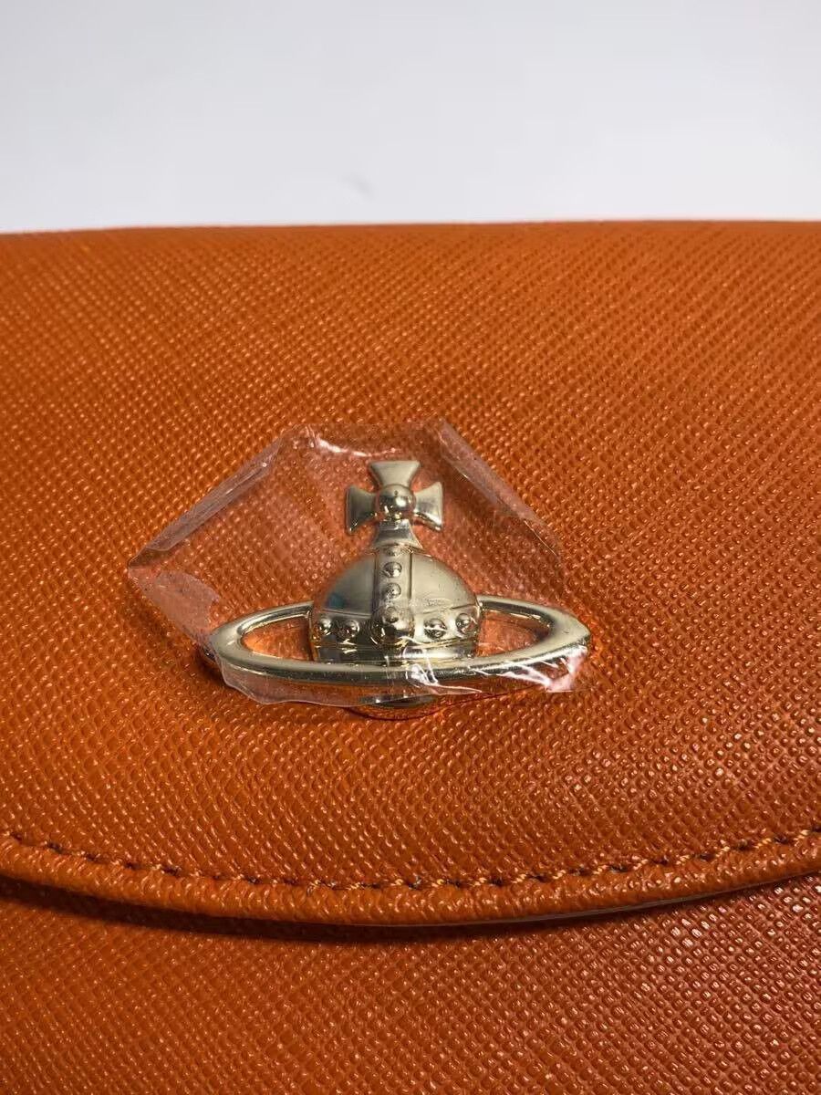 Vivienne Westwood Vivienne Westwood Plain 3-Fold Wallet Orange Size ONE SIZE - 3 Thumbnail