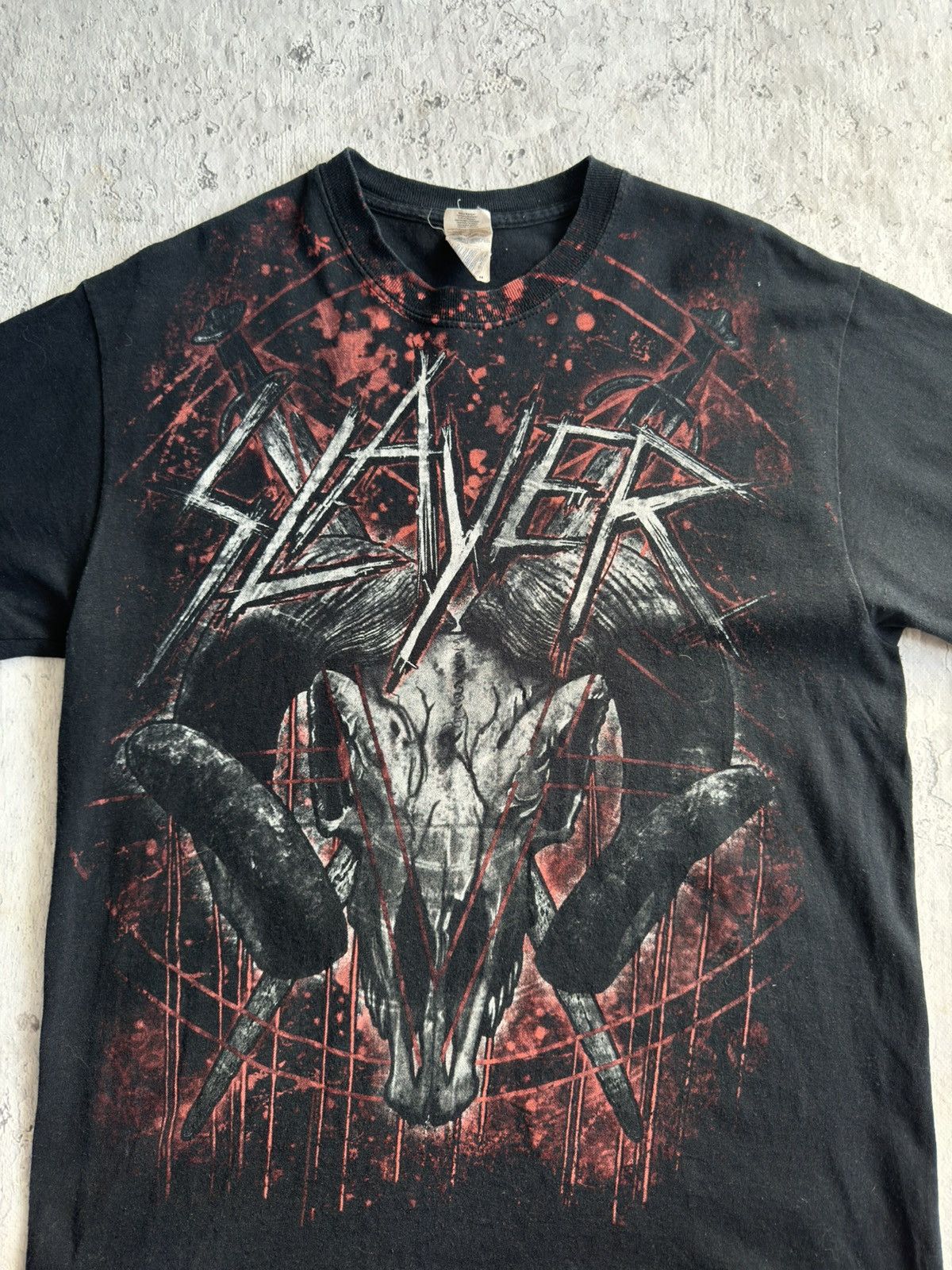 Band Tees × Slayer × Vintage 2002 SLAYER Metal Band T Shirt Tee Size US M / EU 48-50 / 2 - 3 Thumbnail