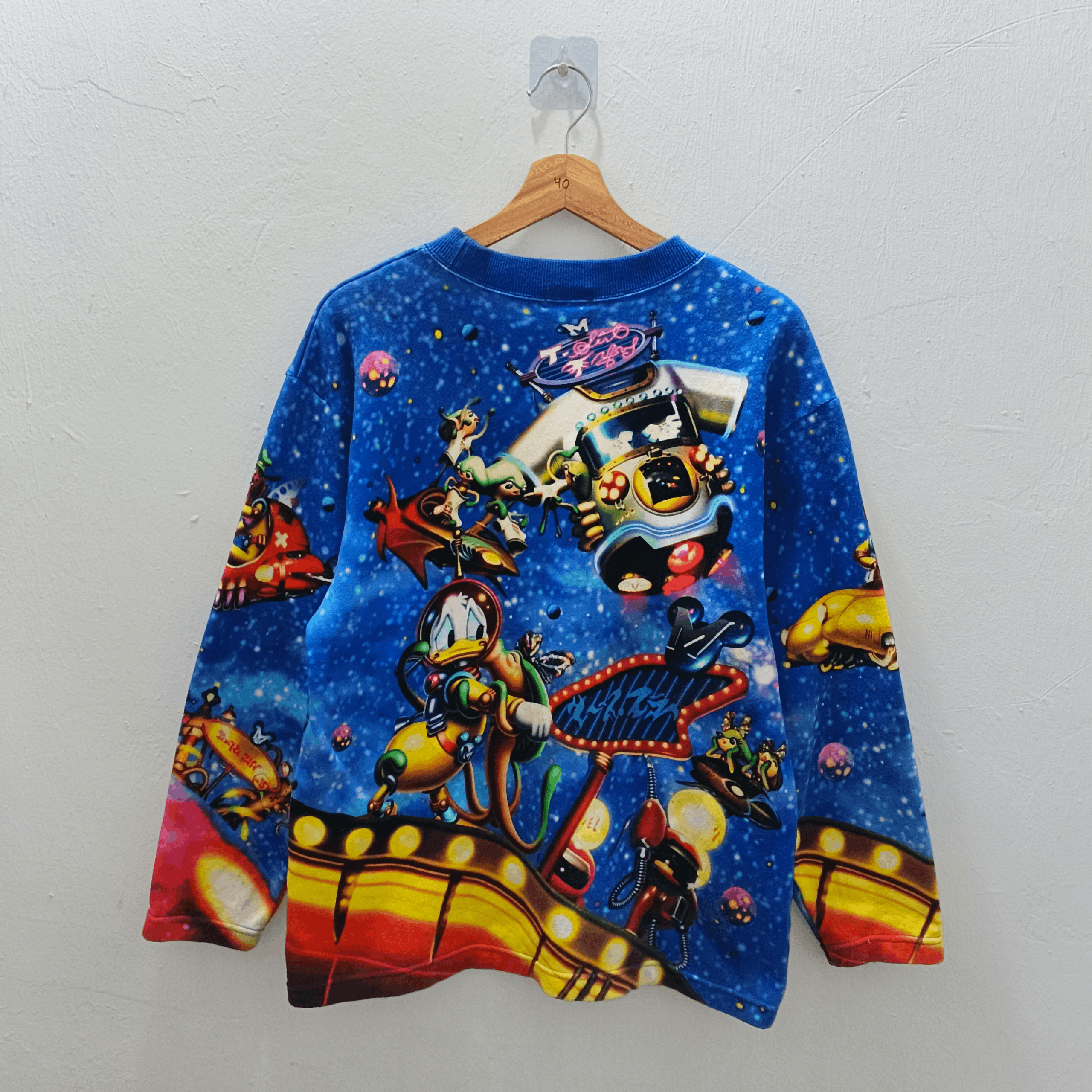 Disney Vintage 90's Disney AOP Mickey Mouse Astronaut Size Large Size US L / EU 52-54 / 3 - 6 Thumbnail