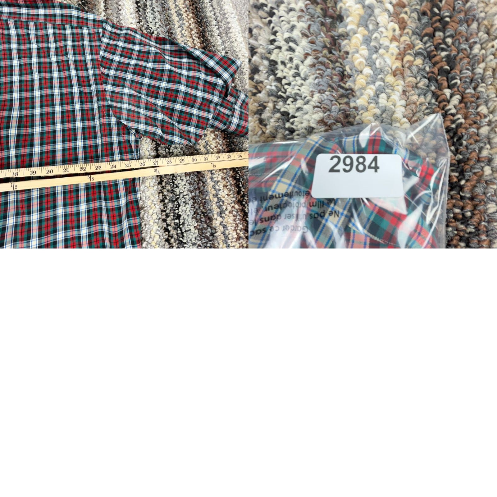 Ralph Lauren VINTAGE Ralph Lauren Men Shirt Large Red Blue Plaid Button-Up All Seasons Fall Spring Summer Winter Size US L / EU 52-54 / 3 - 8 Thumbnail