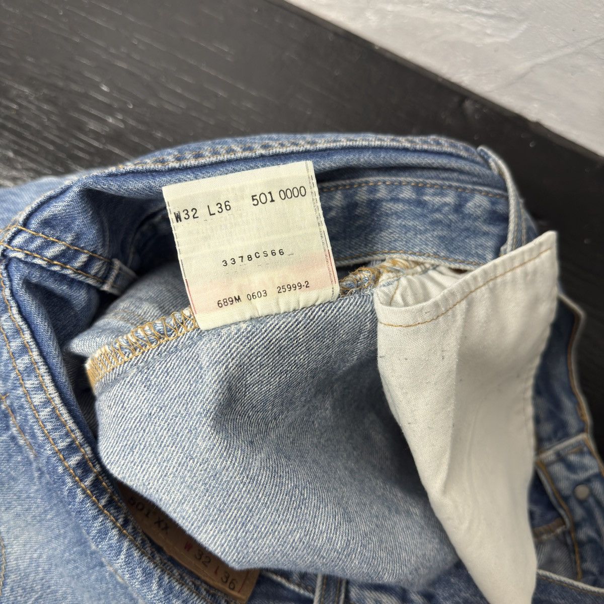 Levi's Levi's 501xx Faded Distressed Jeans ERD Grunge Chrome Size US 32 / EU 48 - 15 Thumbnail