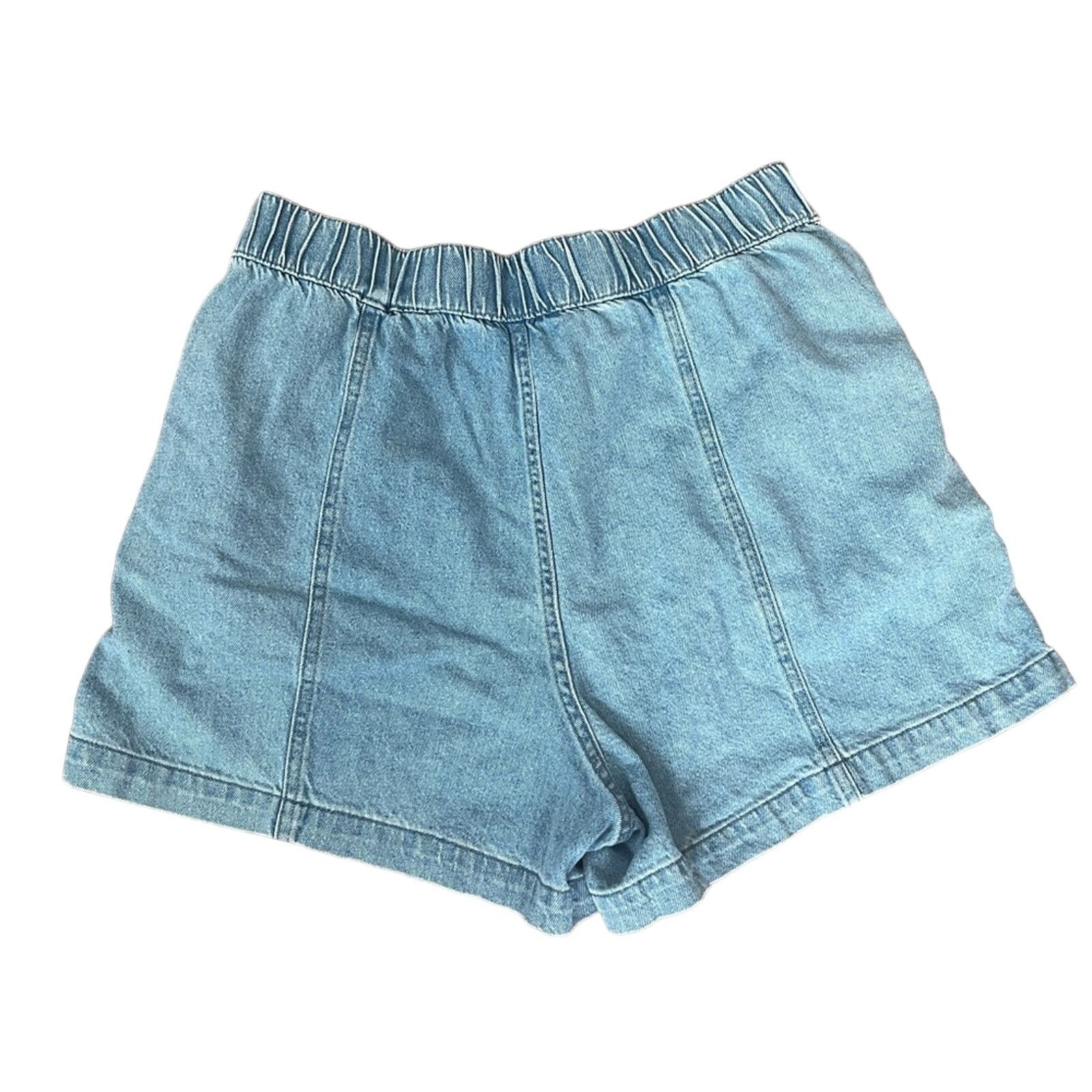 Madewell MADEWELL DENIM PULL ON CARPENTER SHORTS SIZE S Size 30" / US 8 / IT 44 - 5 Thumbnail