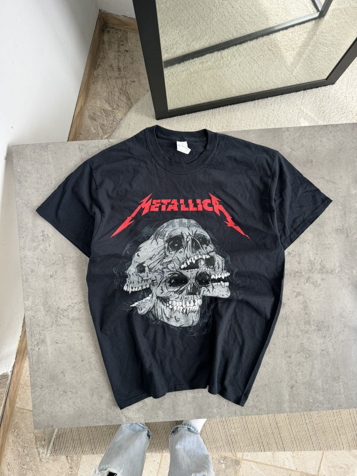 Metallica × Rock Band × Vintage Metallica Life Pain Death is Pain 