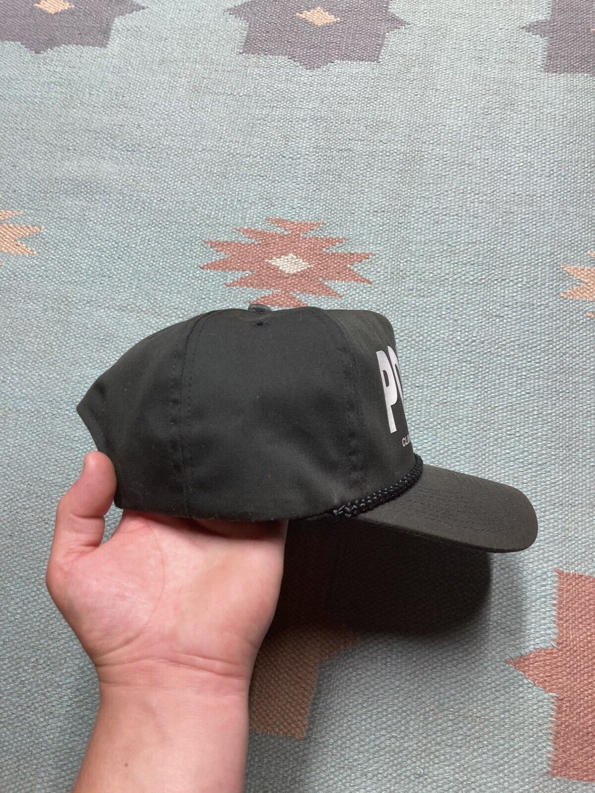 Vintage VTG SnapBack hat police Clint Brannen motor co logo Size ONE SIZE - 8 Thumbnail