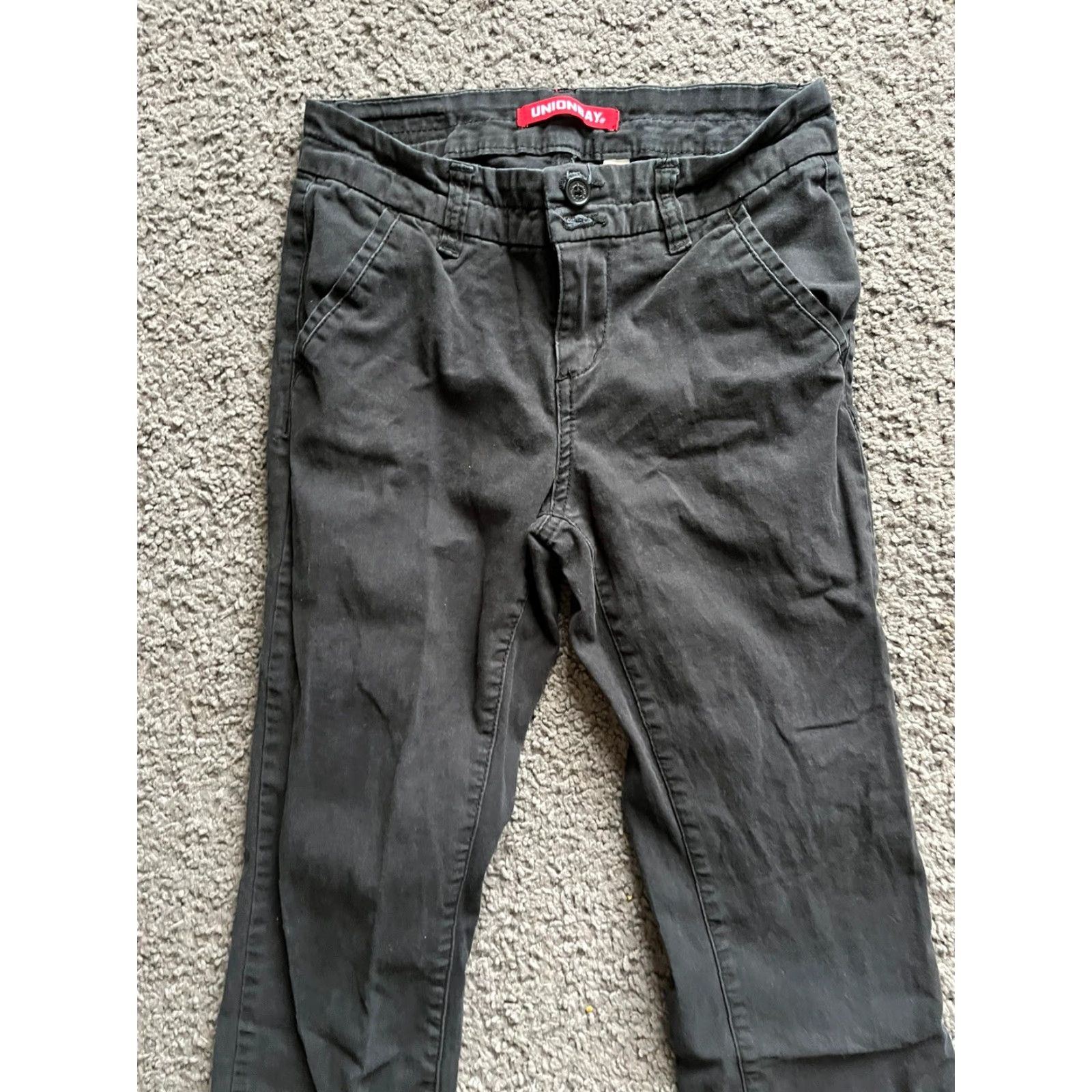 Vintage UNIONBAY Junior's Slim Hayden Bootcut Pant Black Size 3 Mid Rise Size 26" / US 2 / IT 38 - 4 Thumbnail
