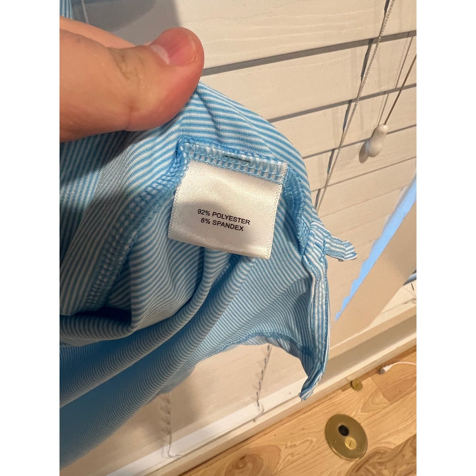 Peter Millar Peter Millar Summer Comfort Light Blue Striped Golf Polo Shi Size US L / EU 52-54 / 3 - 4 Thumbnail