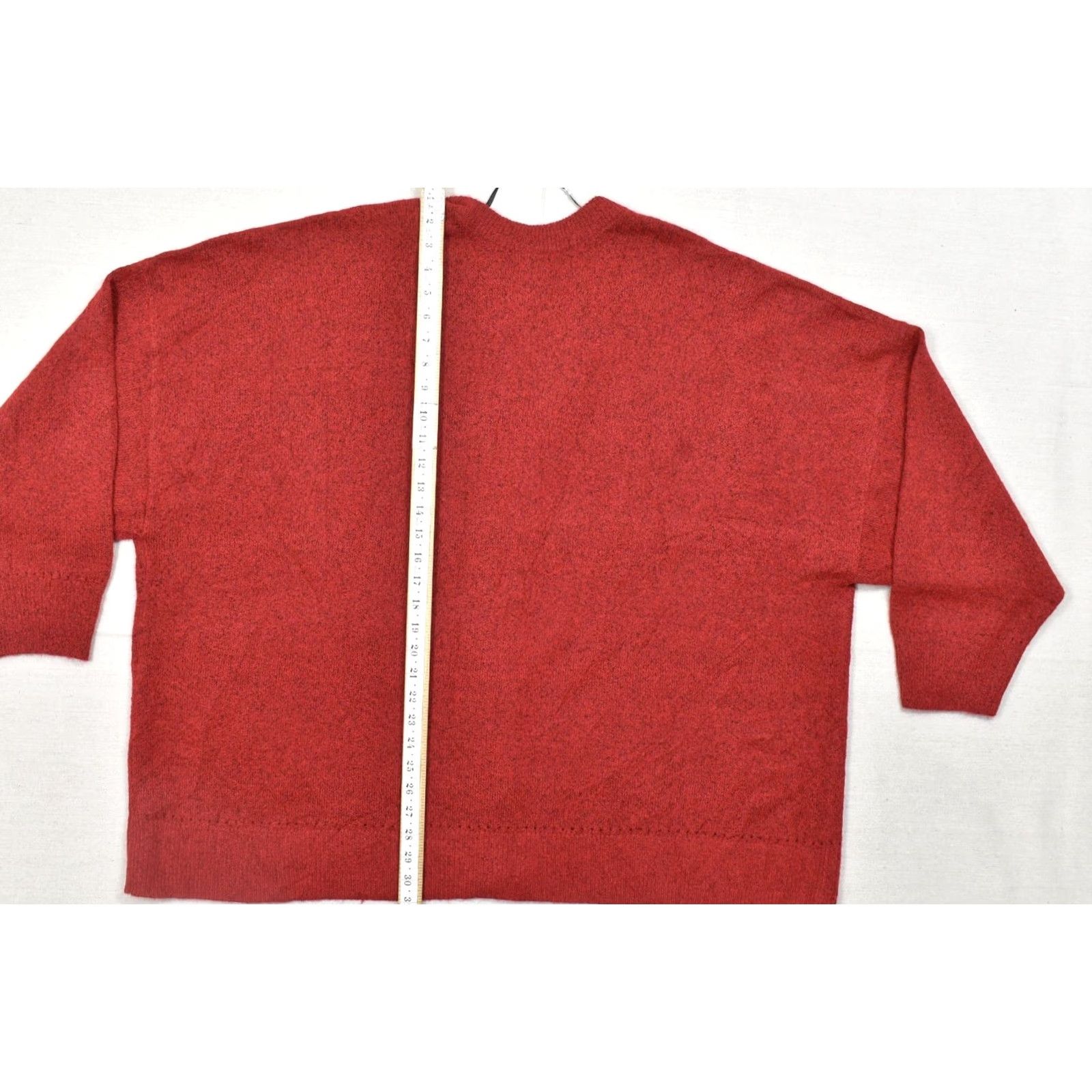 Torrid Torrid Cardigan Sweater V-Neck Button Front Oversized Red Heart Rhinestone Plus Size 5 Women Clothing Size S / US 4 / IT 40 - 3 Thumbnail