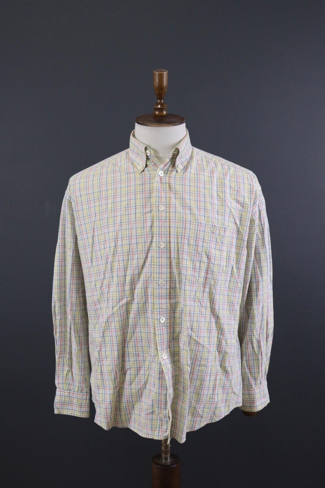 Ermenegildo Zegna Zegna Sport Soft Multicolor Check Oxford Shirt Size M 3 Size US M / EU 48-50 / 2 - 1 Thumbnail