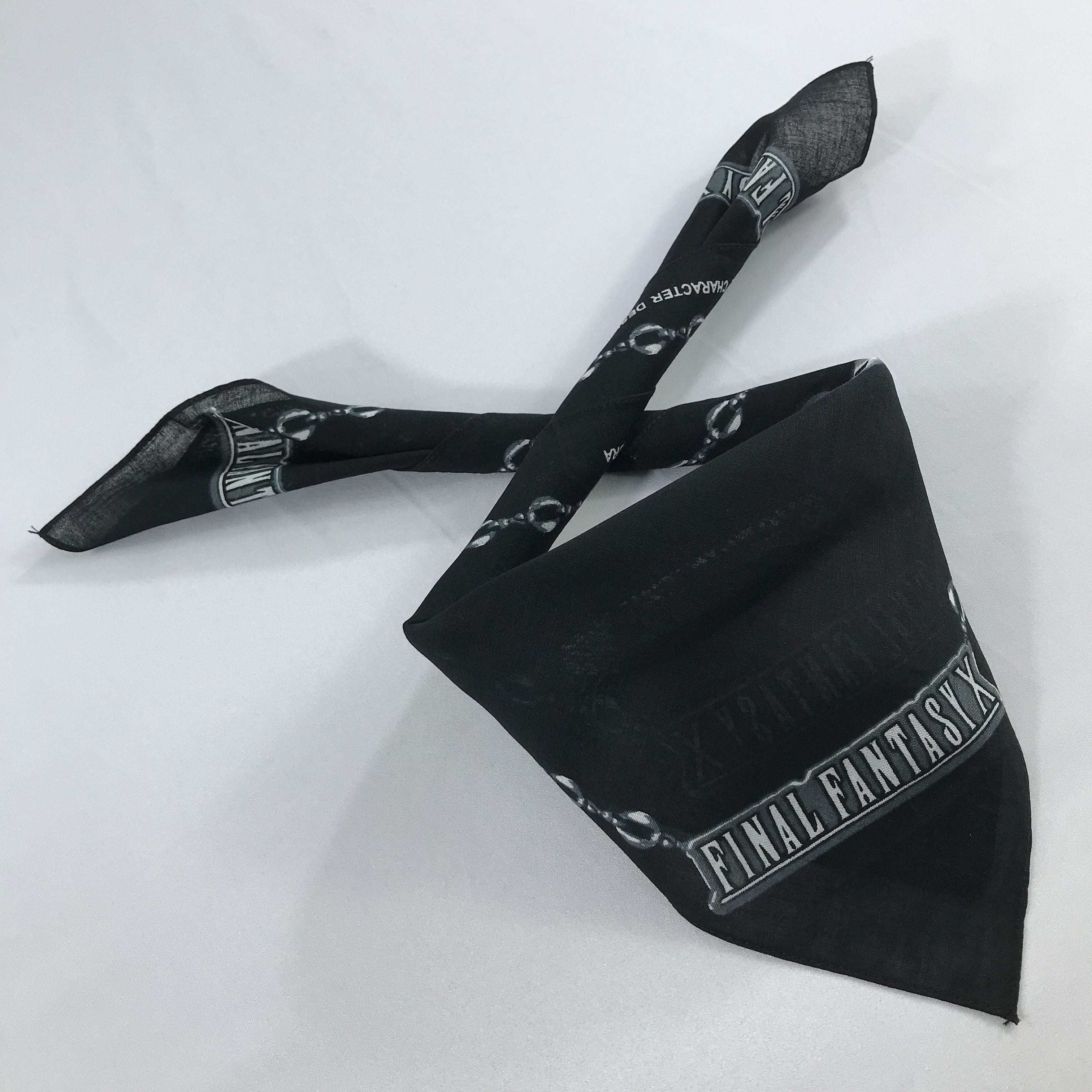 Anime × Vintage Final Fantasy Bandana / Handkerchief / Neckerchief -S2389 Size ONE SIZE - 5 Thumbnail
