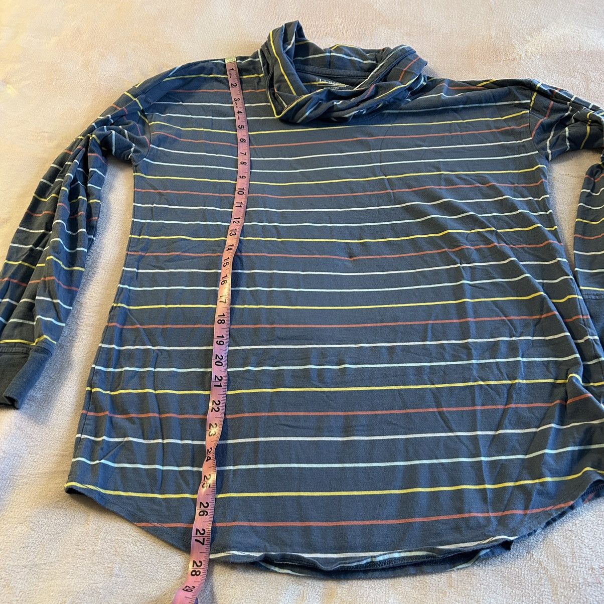 L.L. Bean L.L. Bean blue striped long sleeve cowl neck top size M Size M / US 6-8 / IT 42-44 - 9 Thumbnail