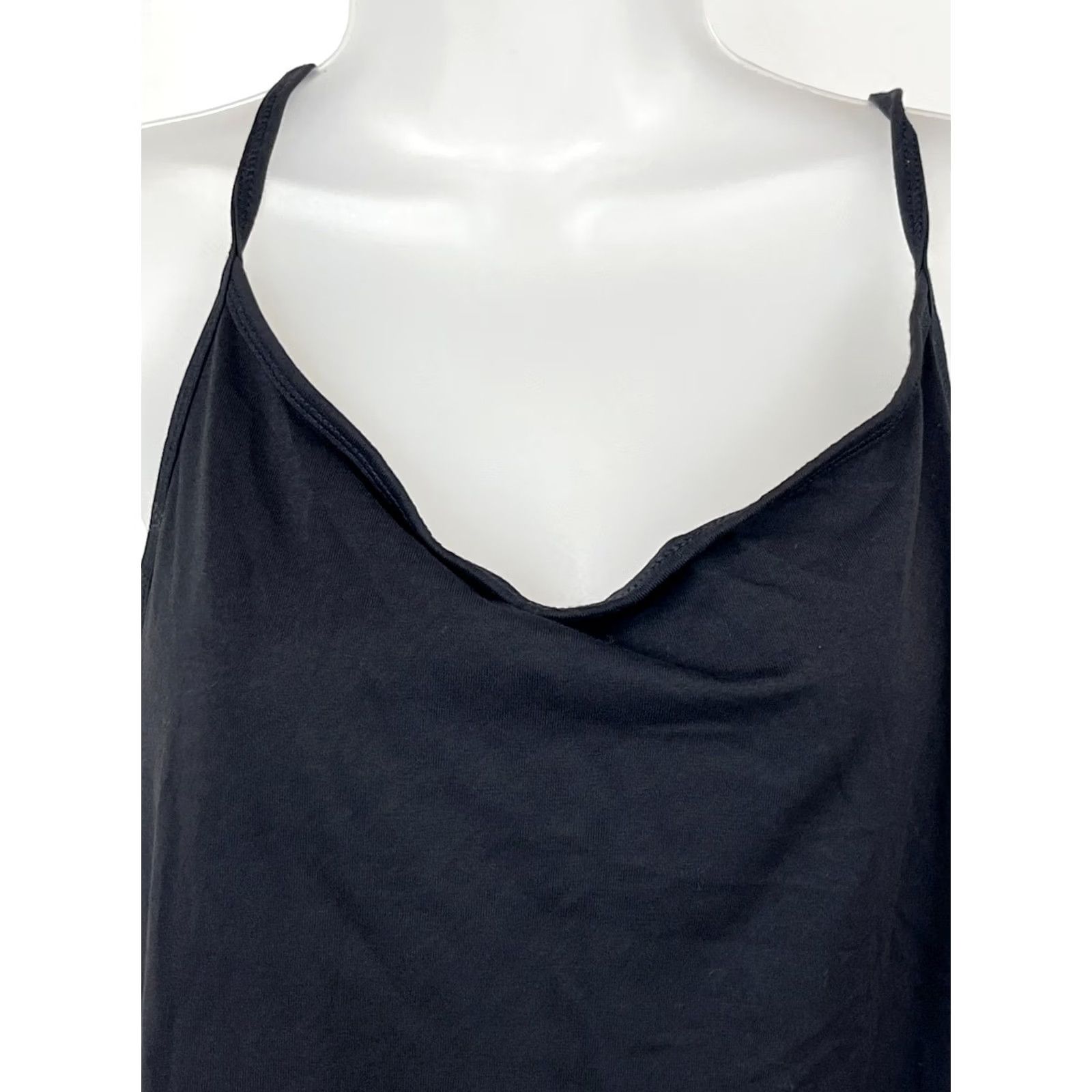 Vintage Maurices Tank Top Womens 1X Black Pullover Sleeveless V Neck Casual Comfort Shirt Adults 1X Black Tank Womens VSN? Size XL / US 12-14 / IT 48-50 - 2 Thumbnail