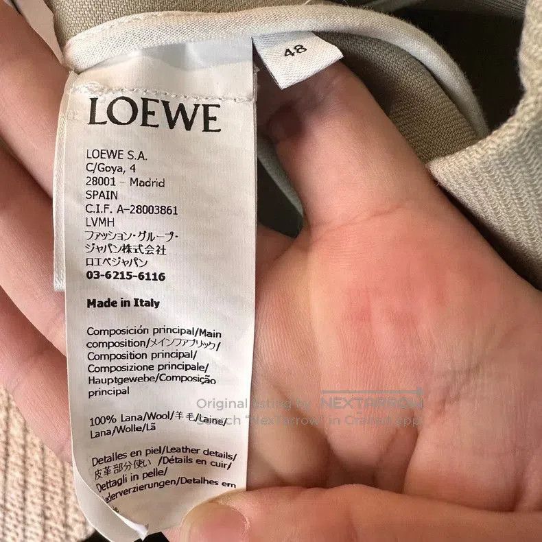 Loewe Loewe Paneled Pocket Wool Jacket. Size US M / EU 48-50 / 2 - 5 Thumbnail