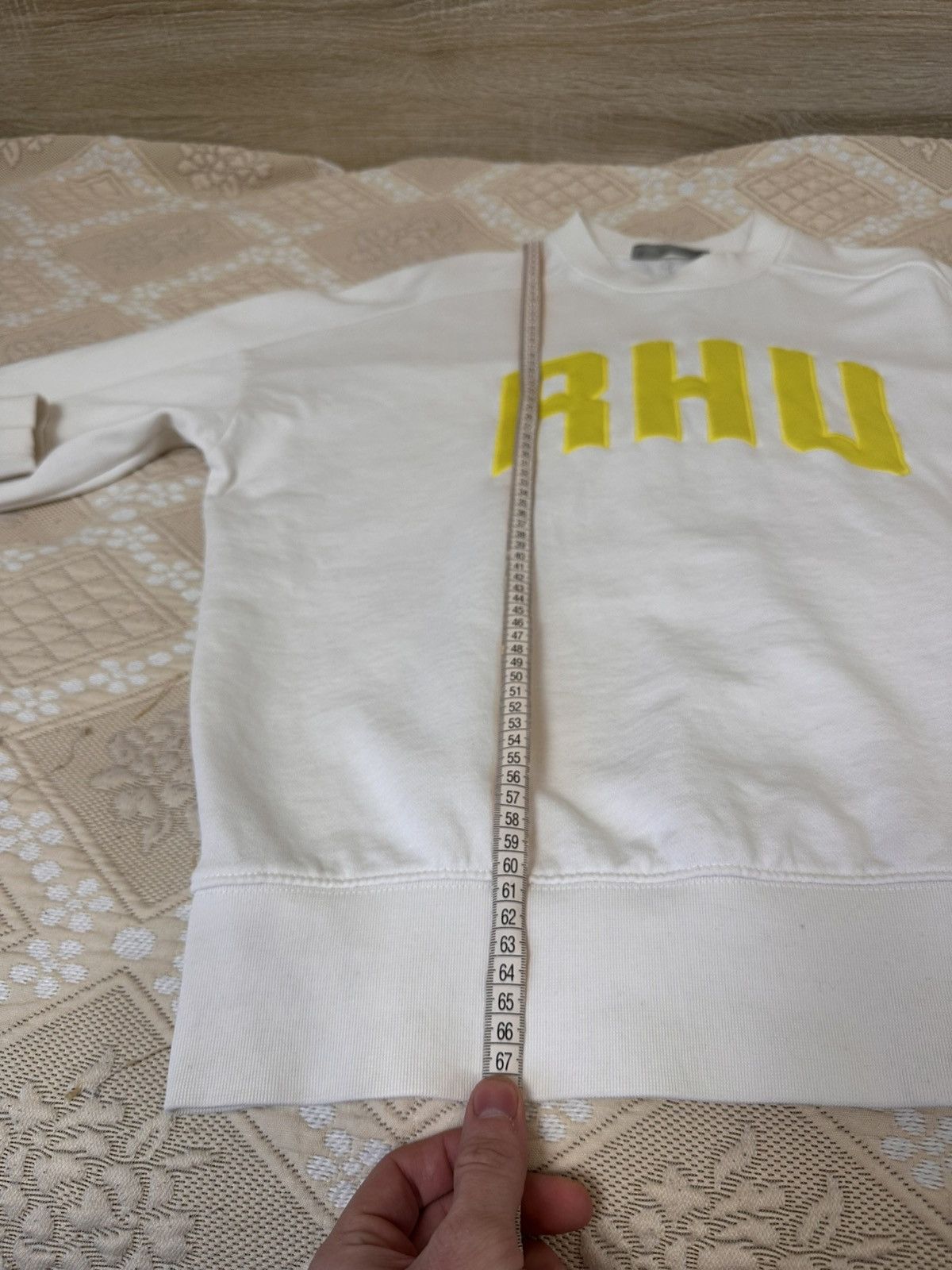 Rhude × Zara 🔥 Oversized Logo Sweatshirt Rhude x Zara Rhuigi Pullover Size US M / EU 48-50 / 2 - 11 Thumbnail