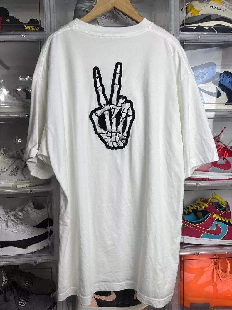 Balenciaga Balenciaga Dissolve smiling face short sleeve white Size US S / EU 44-46 / 1 - 2 Thumbnail