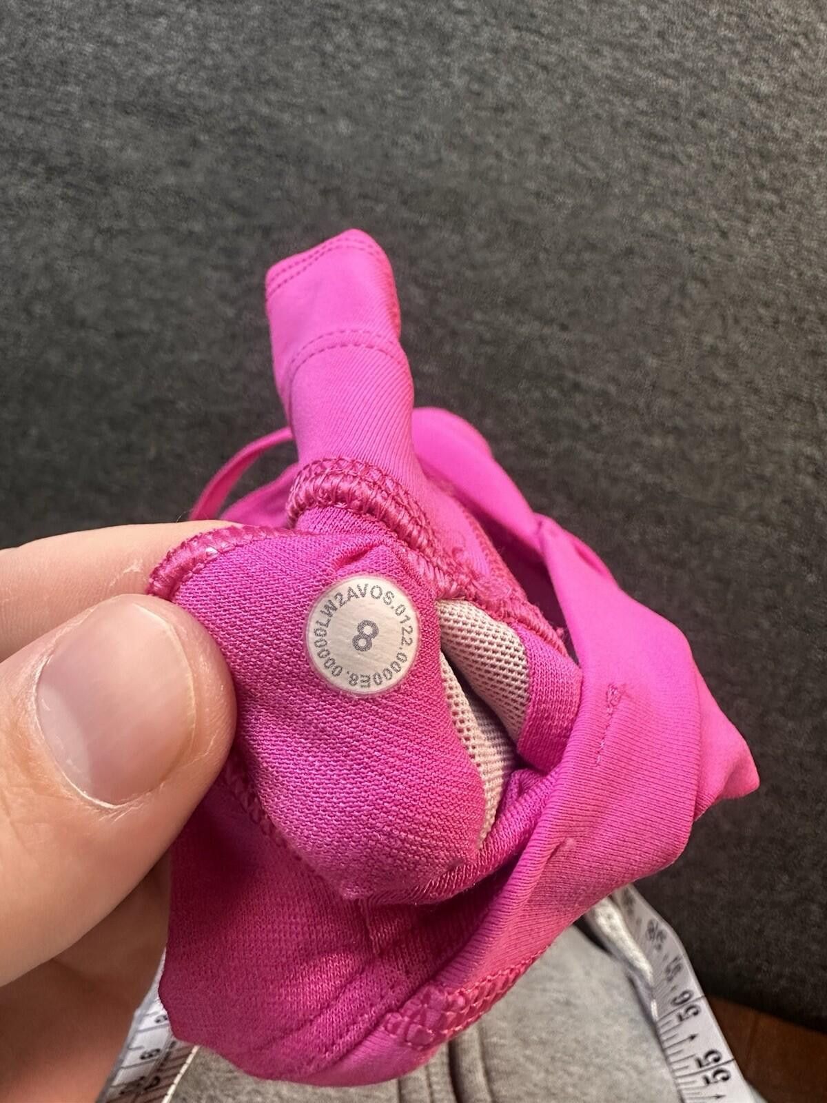 Lululemon Lululemon Energy Bra Longline Raspberry Glow (no pads) Sz 8 Size ONE SIZE - 4 Thumbnail