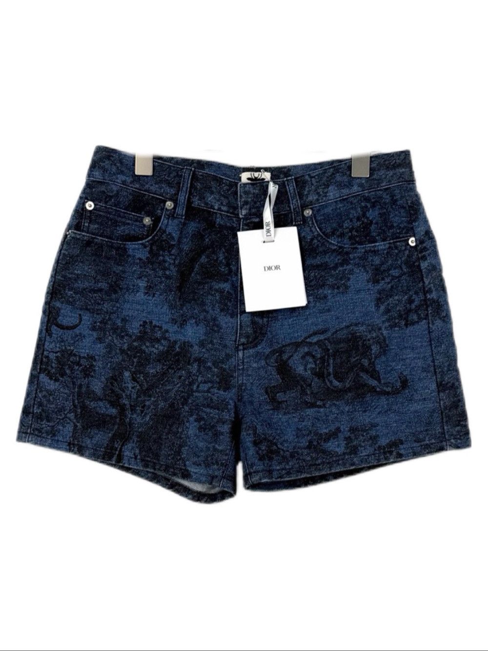 Dior Dior Toile de Jouy Animal Print Shorts Size 40 Size 28" / US 6 / IT 42 - 1 Thumbnail