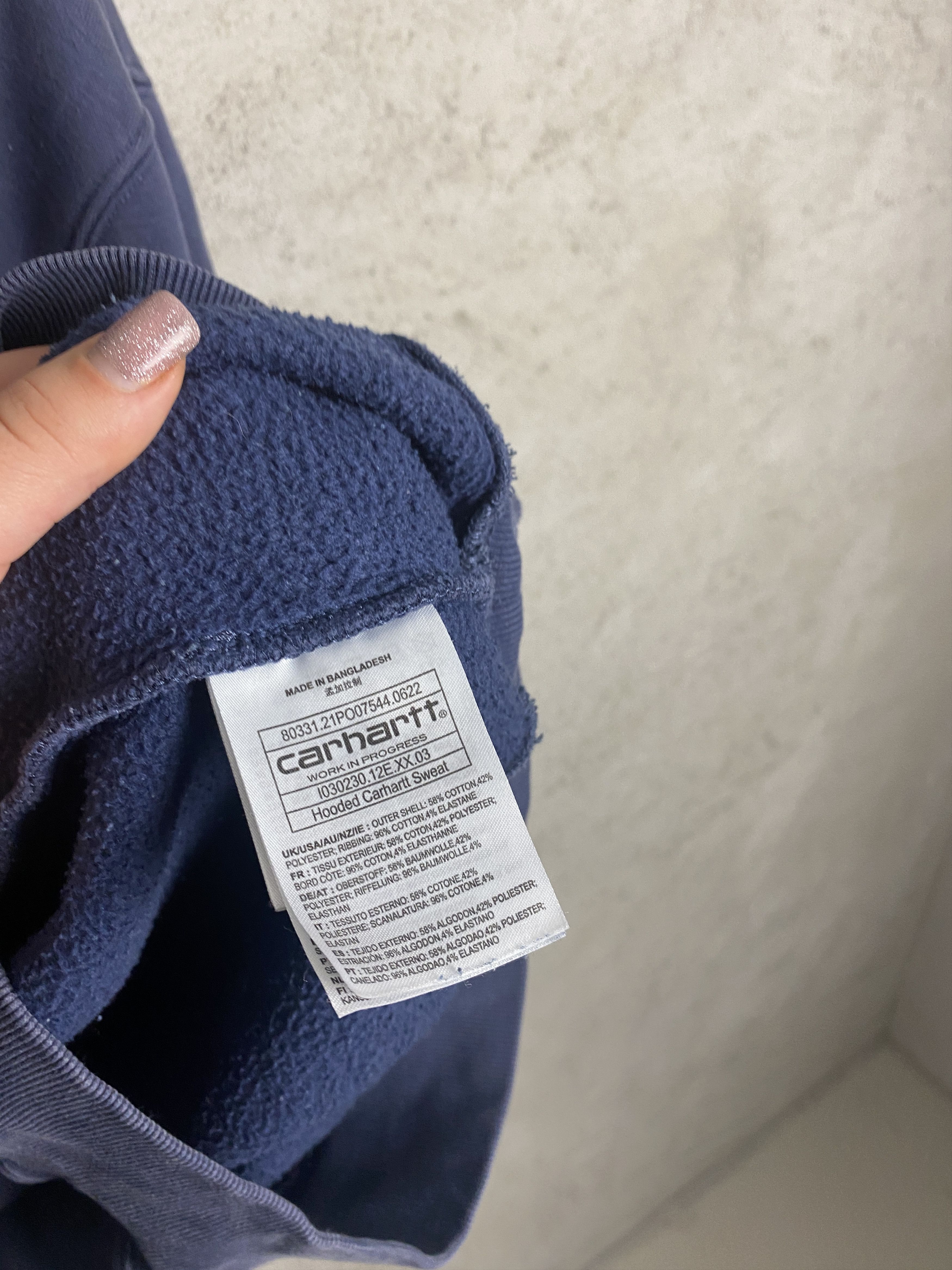 Carhartt Wip Carhartt WIP Hooded Sweat big logo hoodie skate rap Size US S / EU 44-46 / 1 - 4 Thumbnail