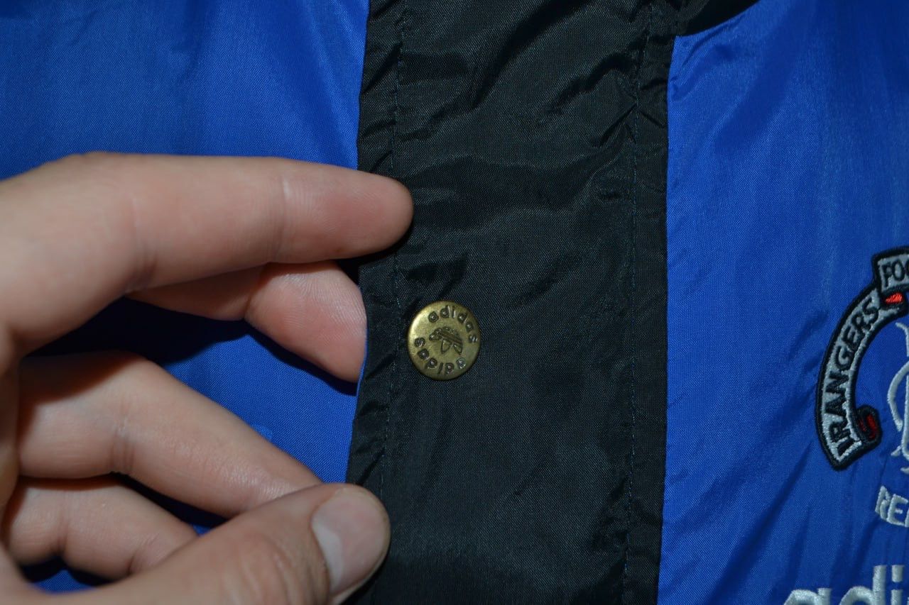Vintage Glasgow Rangers 1995-1996 Adidas Vintage Football Jacket Size US M / EU 48-50 / 2 - 6 Thumbnail
