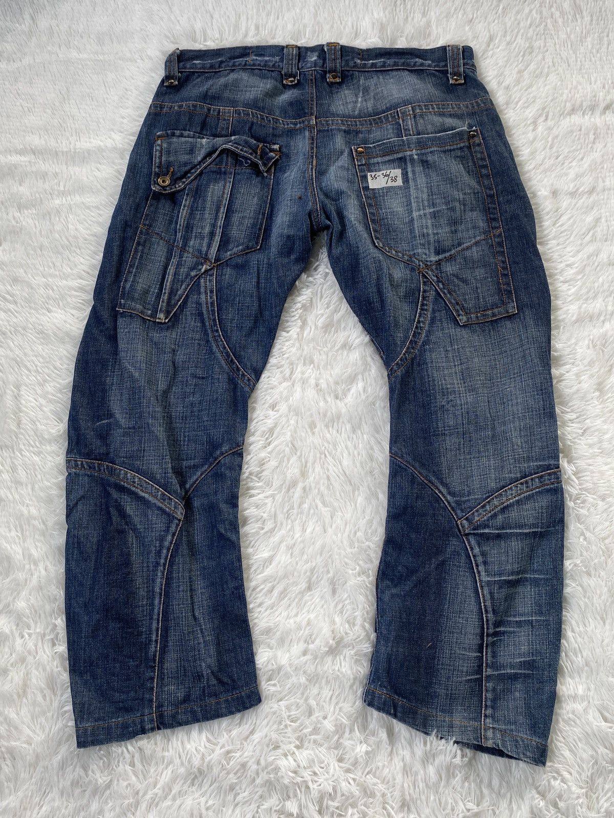 G-Star RAW made in ITALY Denim cargo pant rare Size US 36 / EU 52 - 9 Thumbnail