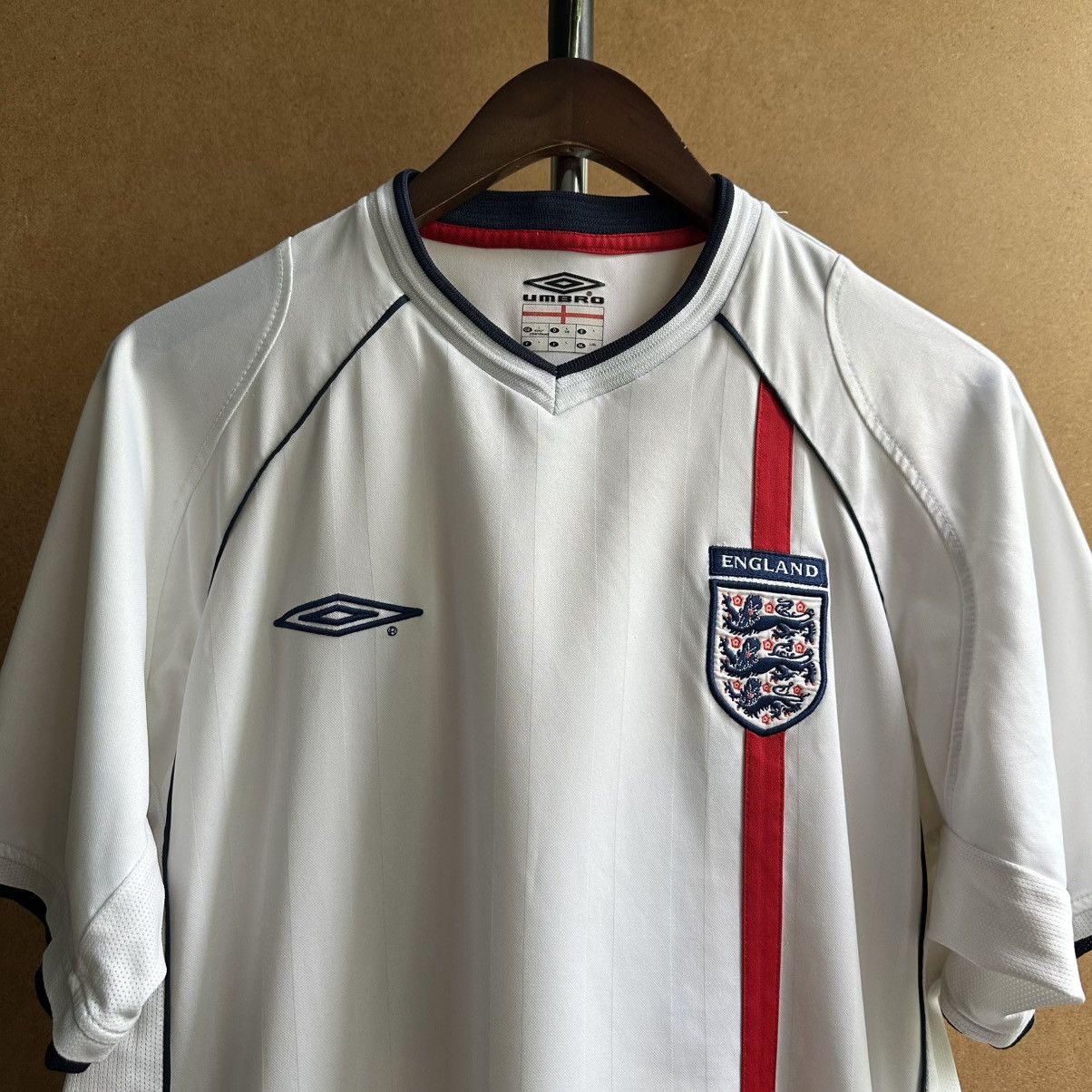 Umbro Vintage Umbro England 2001/03 Home Soccer Jersey FIFA 5-1 Size US L / EU 52-54 / 3 - 3 Thumbnail
