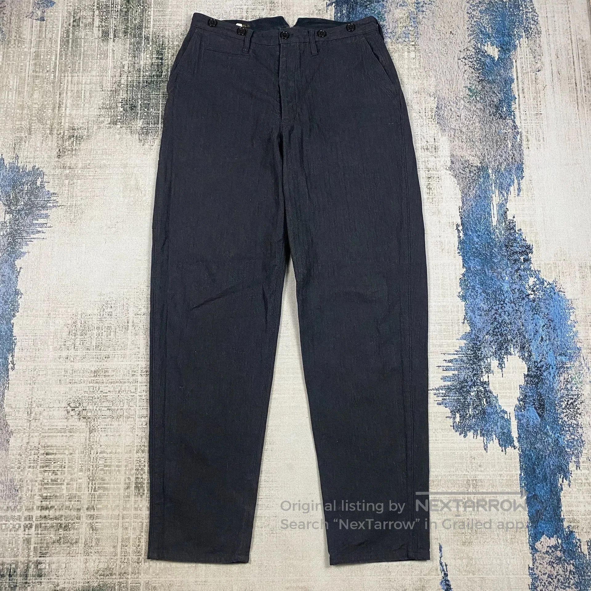 Freewheelers FREEWHEELERS Herringbone Casual Pants. Size US 34 / EU 50 - 1 Thumbnail