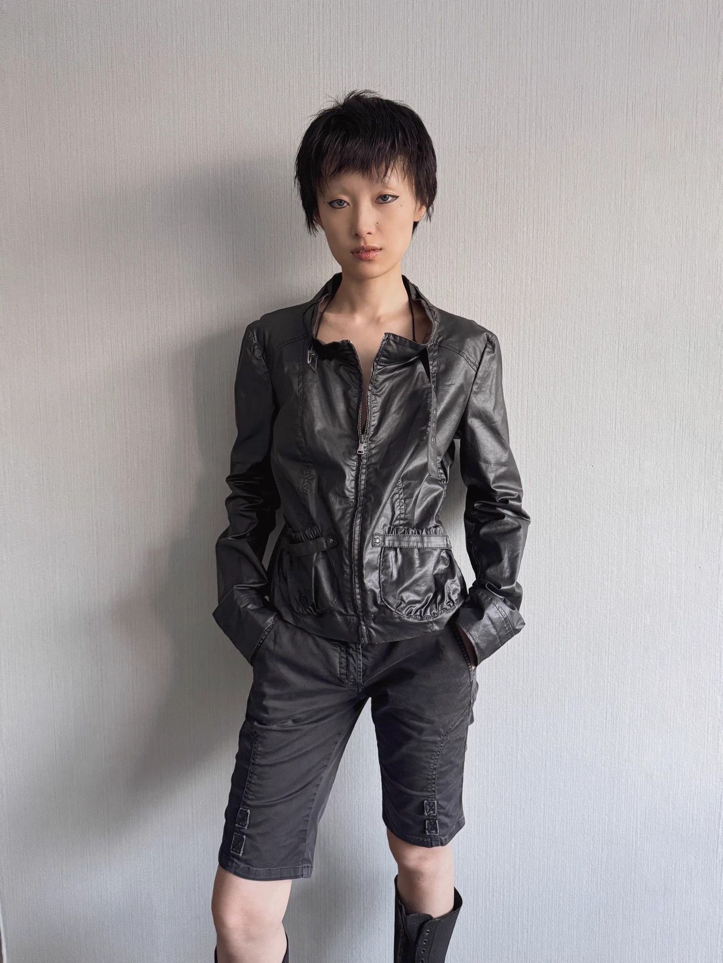 Miss Sixty Miss Sixty Vintage Metal Black Scimitar Waist Jacket XL Size XL / US 12-14 / IT 48-50 - 8 Thumbnail