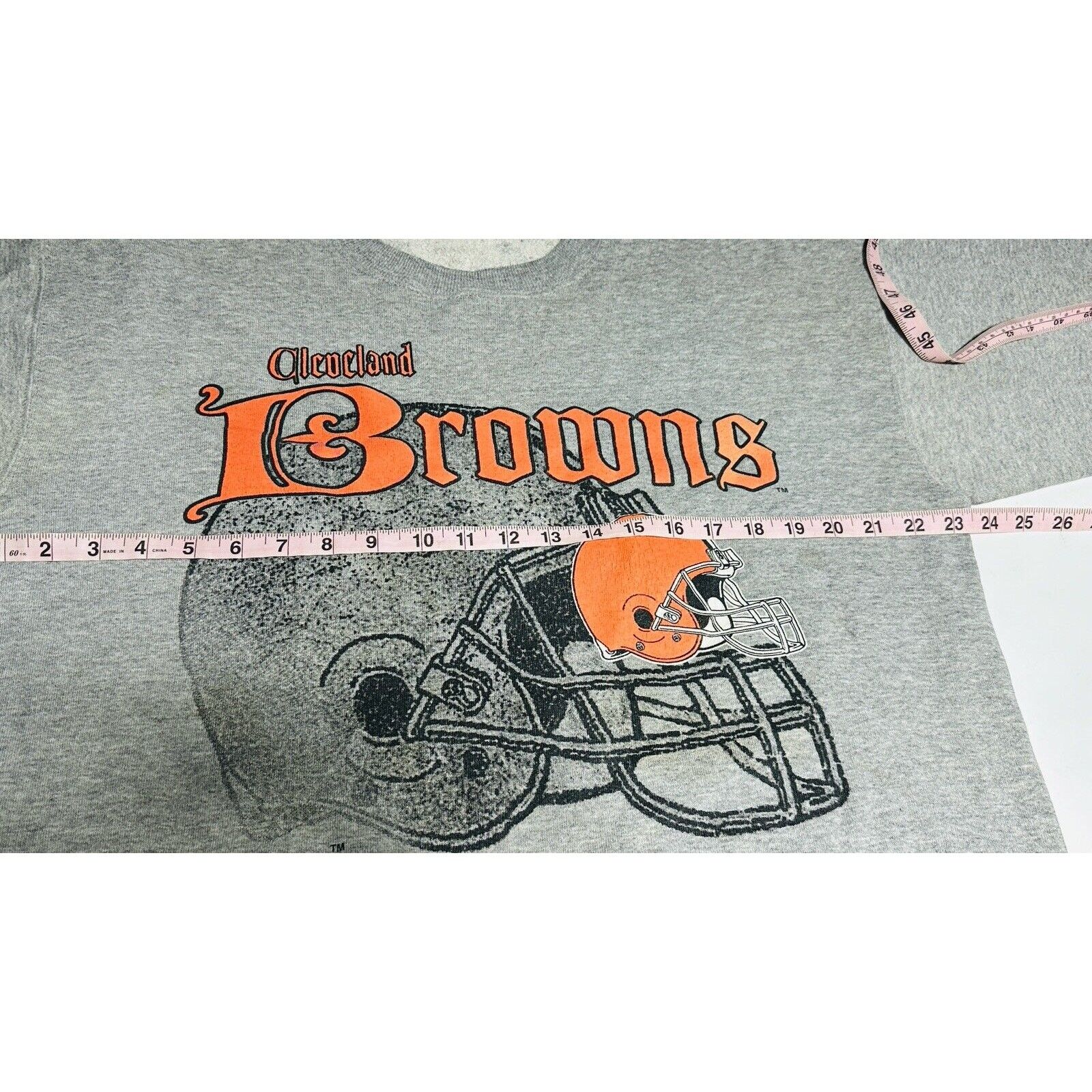 Nutmeg Vintage Cleveland Browns Crewneck Sweatshirt Size Large Size US L / EU 52-54 / 3 - 9 Thumbnail