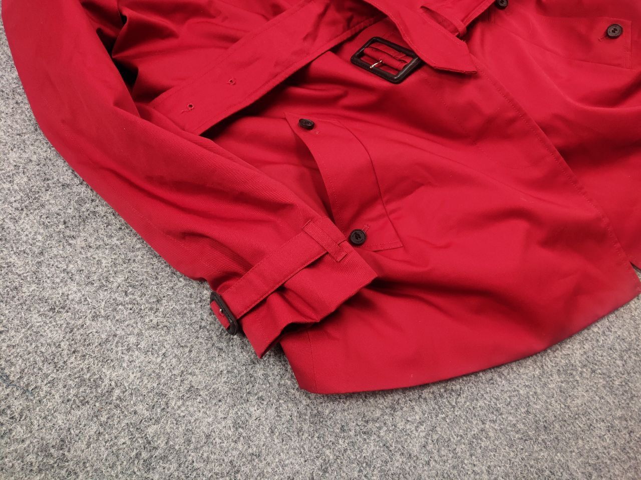 Aquascutum Aquascutum crafted England red Trench coat Jacket lining Size L / US 10 / IT 46 - 4 Thumbnail