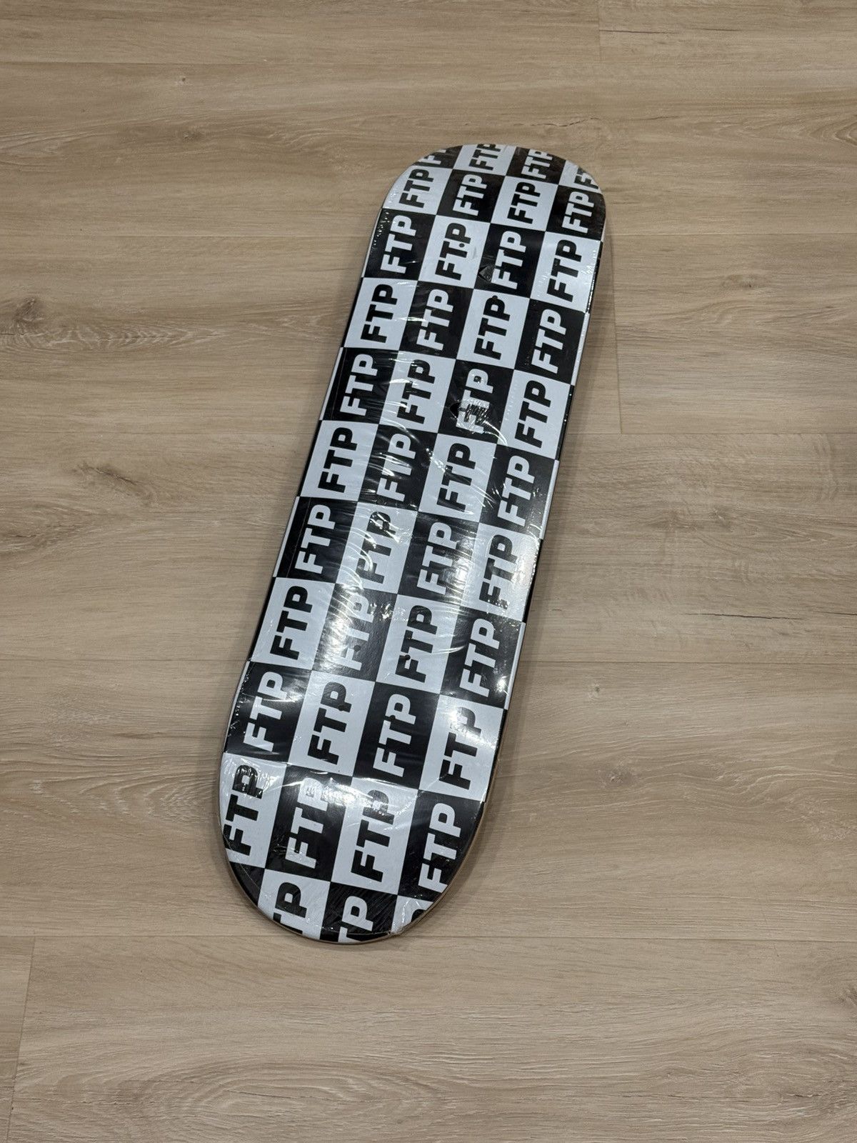 Fuck The Population FTP Checkered Logo Skate Deck (2021) Size ONE SIZE - 1 Thumbnail