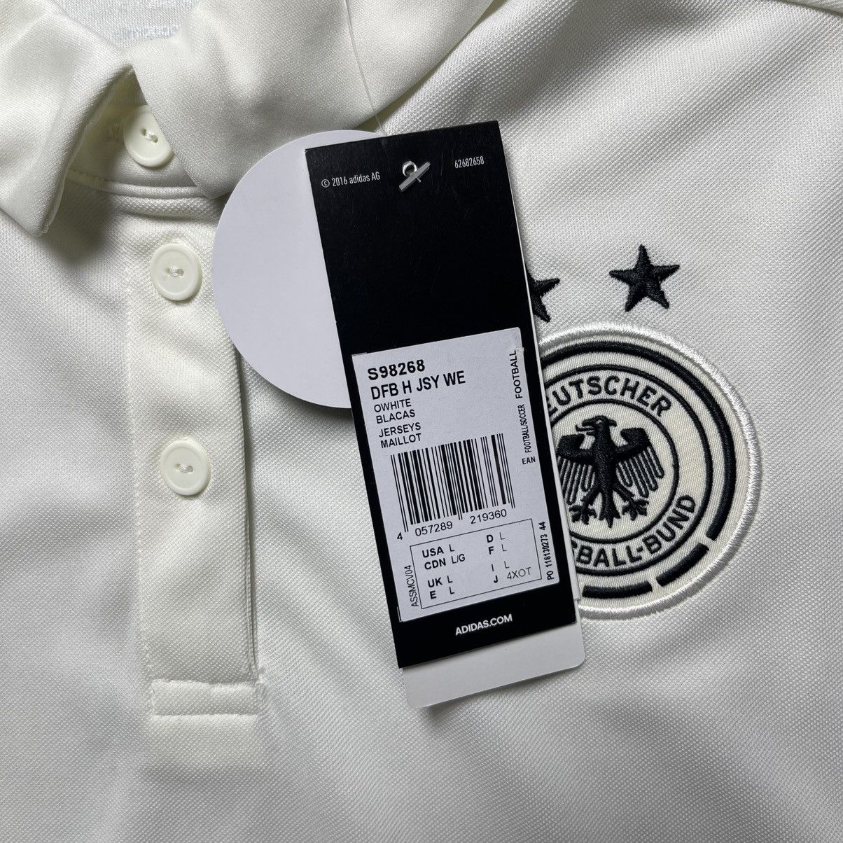 Adidas × Vintage NWT GERMANY ADIDAS 2016 EURO FOOTBALL SOCCER TRAINING POLO Size L / US 10 / IT 46 - 5 Thumbnail
