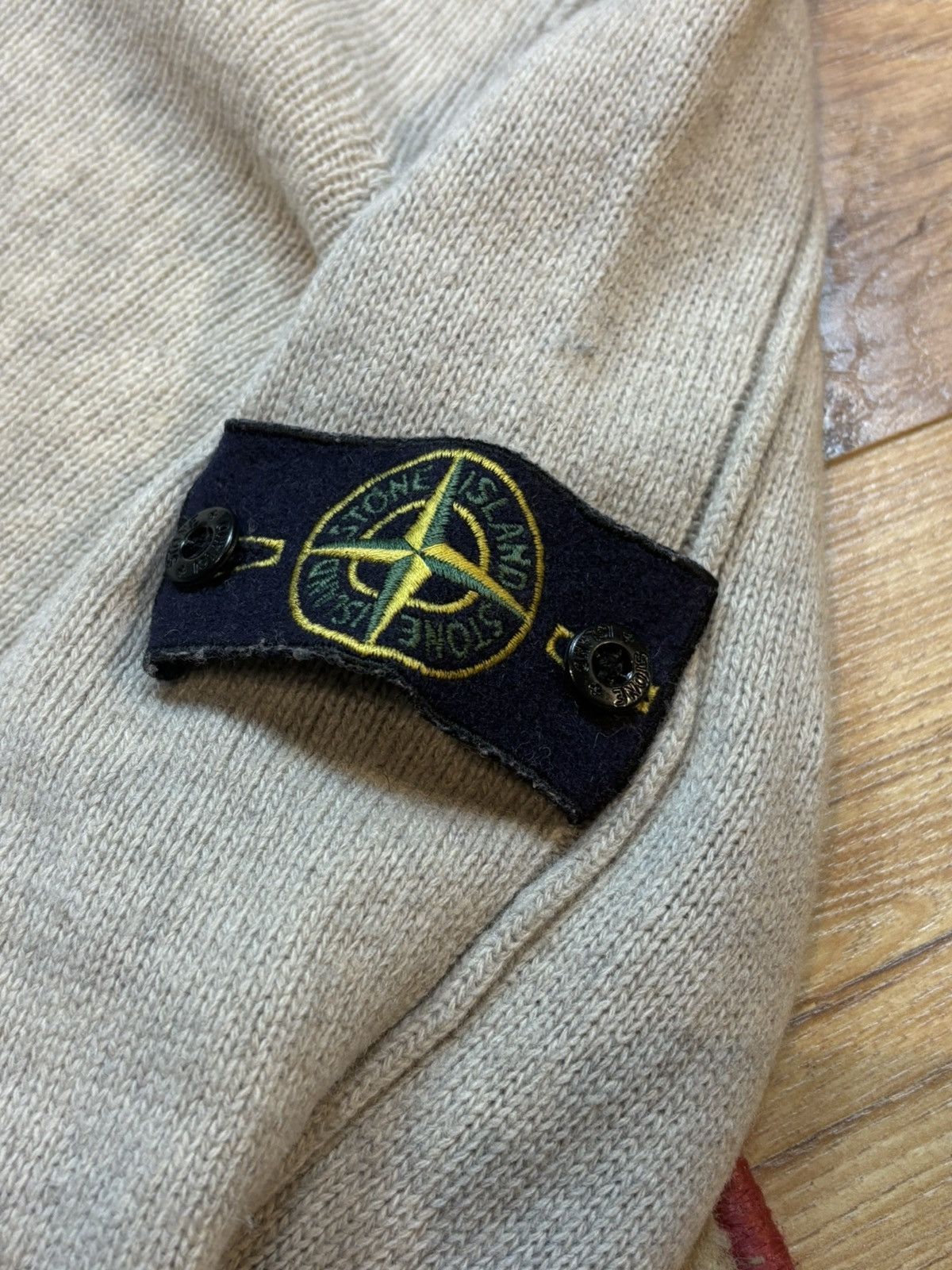 Stone Island 00s Stone Island Vintage Knitted Wool Sweater Indie Sleaze Size US M / EU 48-50 / 2 - 8 Thumbnail