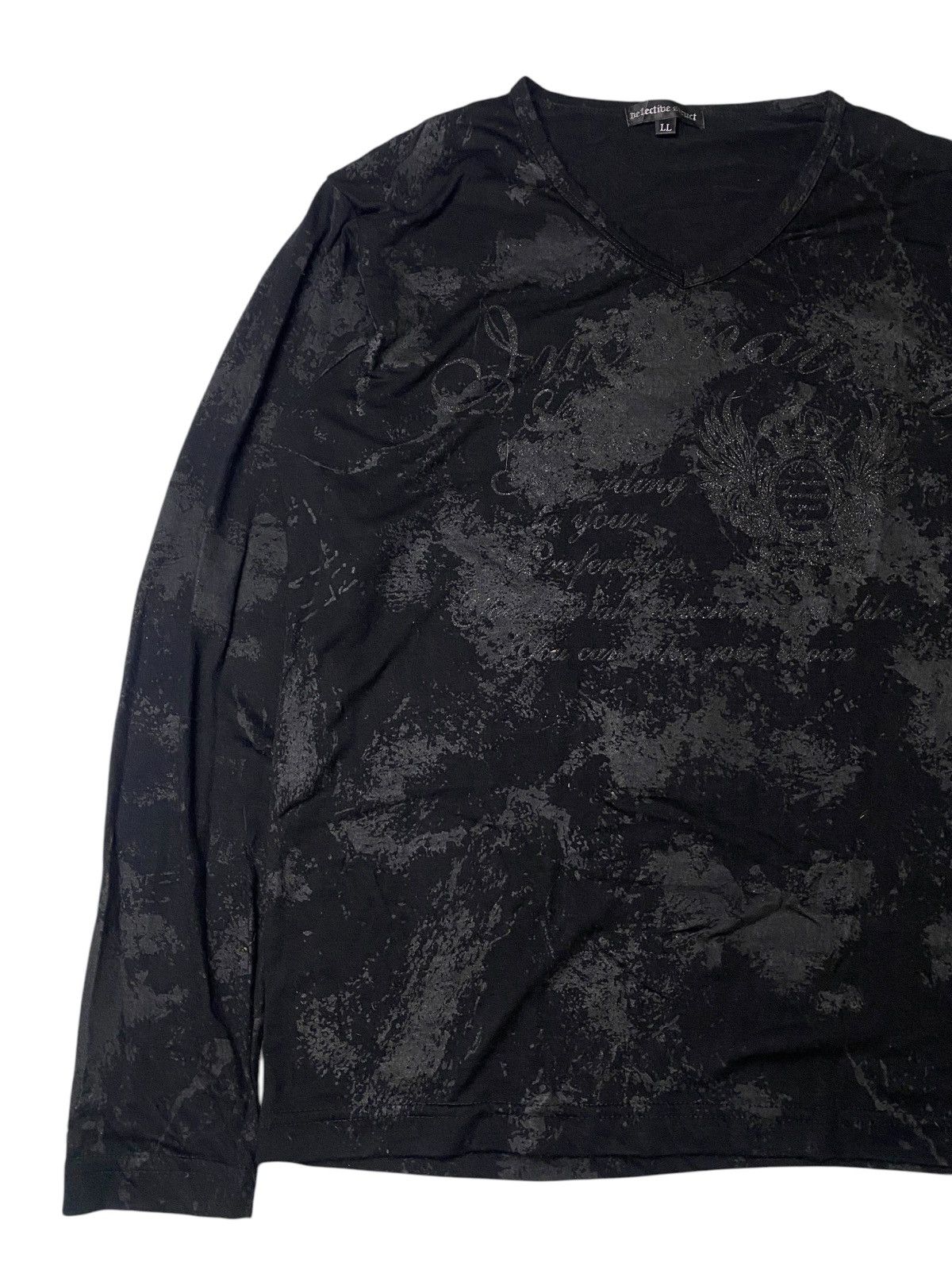 Hysteric Glamour 2000's Defective Struct Poem Tribal Longsleeve Size US M / EU 48-50 / 2 - 4 Thumbnail