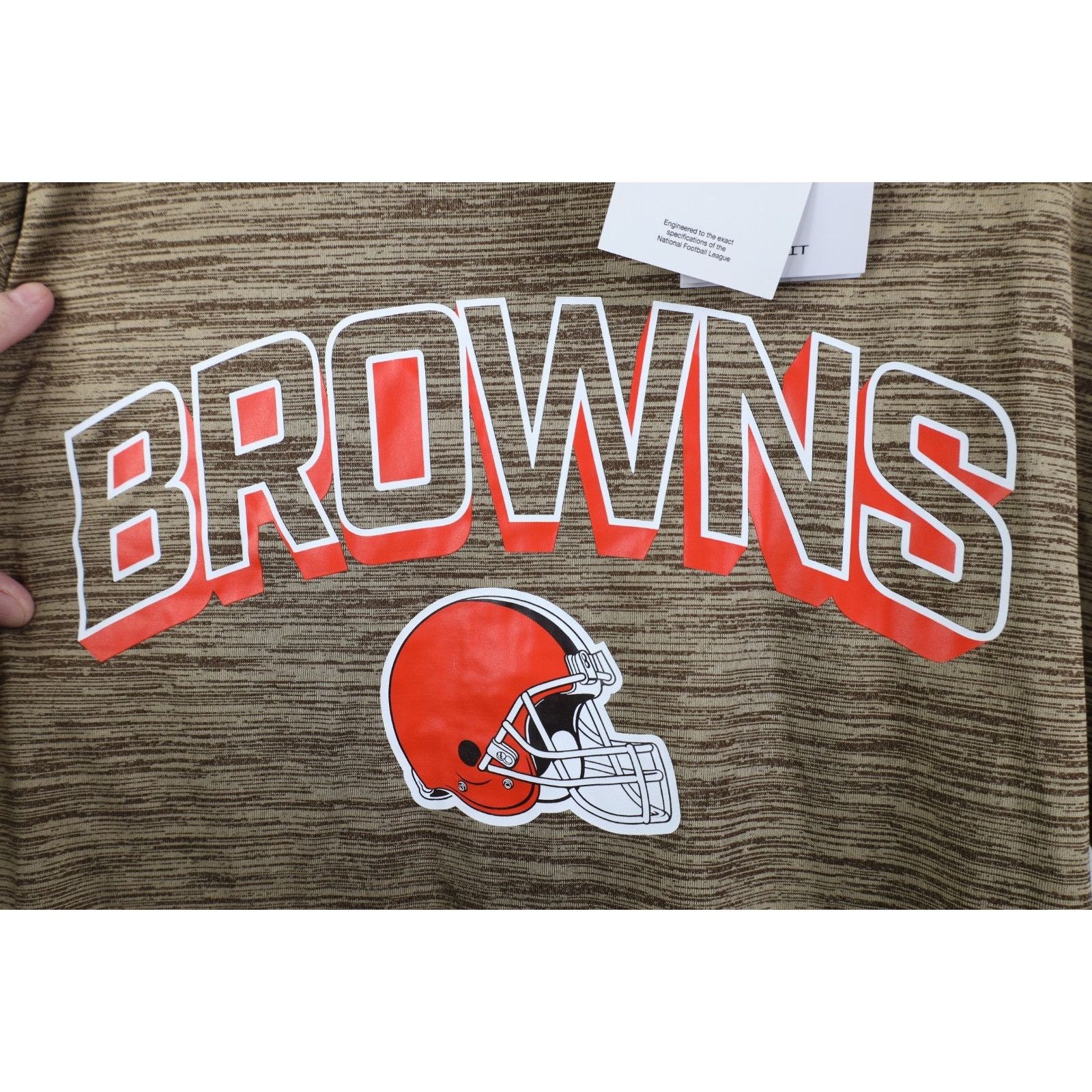 Nike New Nike Cleveland Browns Football Short Sleeve T-Shirt Size US M / EU 48-50 / 2 - 5 Thumbnail