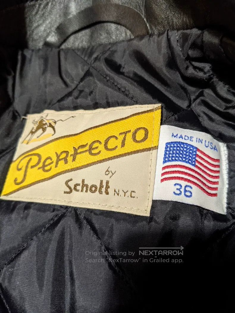 Schott Schott Leather coat Size US S / EU 44-46 / 1 - 5 Thumbnail