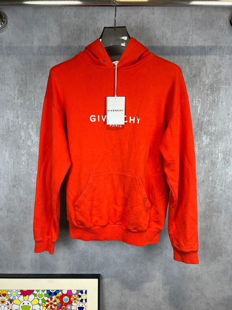 Givenchy Givenchy Destroyed Letter Hoodie, S size Size US S / EU 44-46 / 1 - 1 Thumbnail