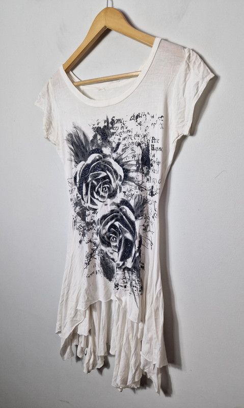 Hysteric Glamour × If Six Was Nine vintage flare top crystals goth rave punk grunge y2k Size S / US 4 / IT 40 - 6 Thumbnail