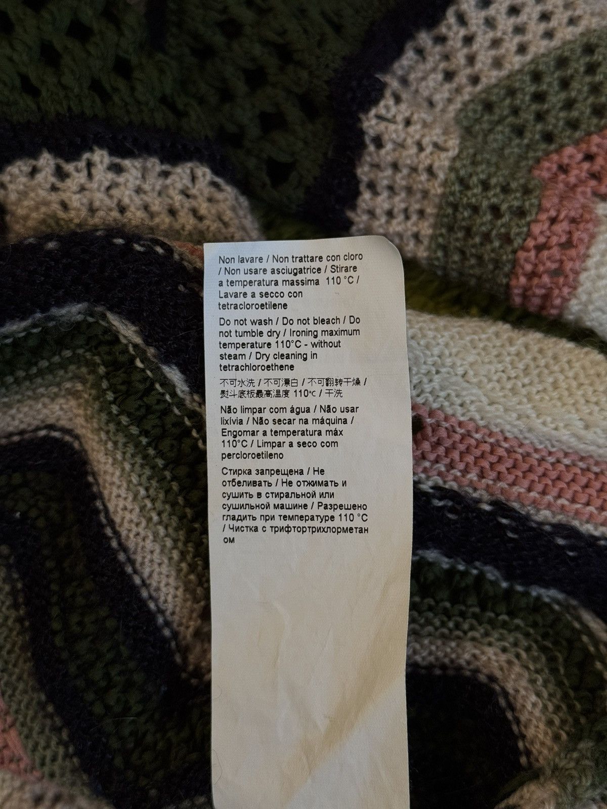 Missoni Missoni coloured zig zag pattern mohair wool blend sweater Size XS / US 0-2 / IT 36-38 - 6 Thumbnail