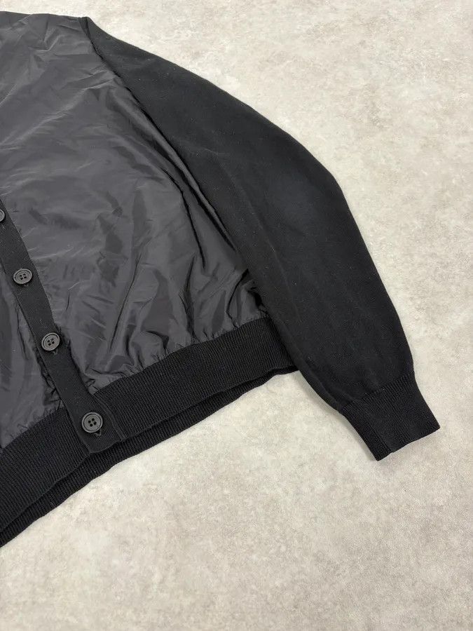 Prada SS2014 Prada Hybrid Black Minimalist Cardigan Size US XS / EU 42 / 0 - 6 Thumbnail