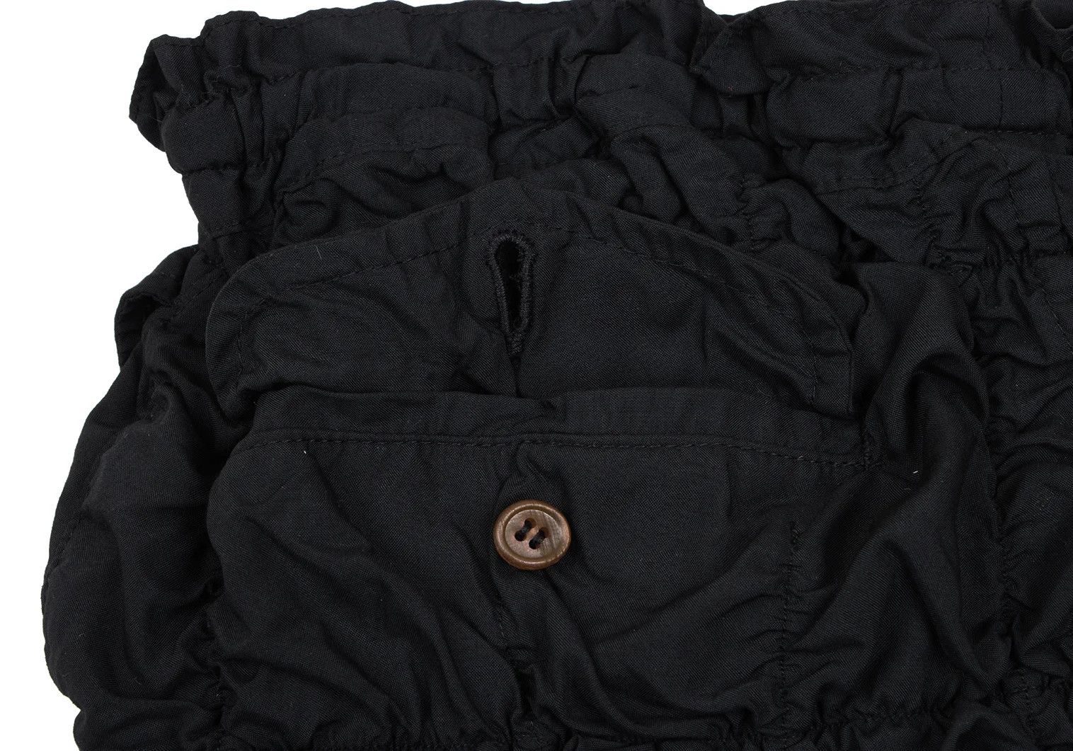 Comme des Garcons Homme Plus Shirred Design Half Pants Black Size M Size US 36 / EU 52 - 10 Thumbnail